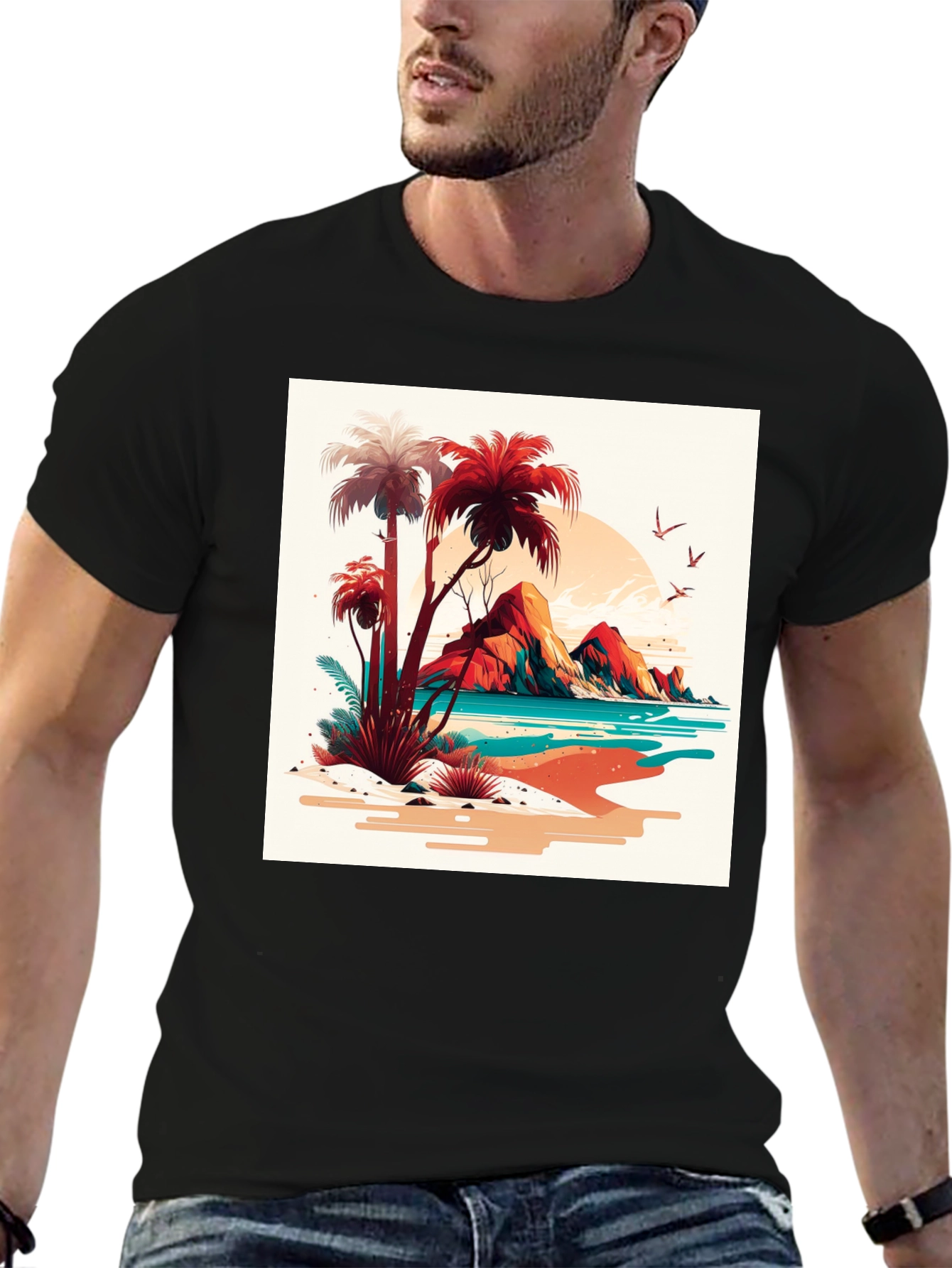 Tropical Beach T-Shirt