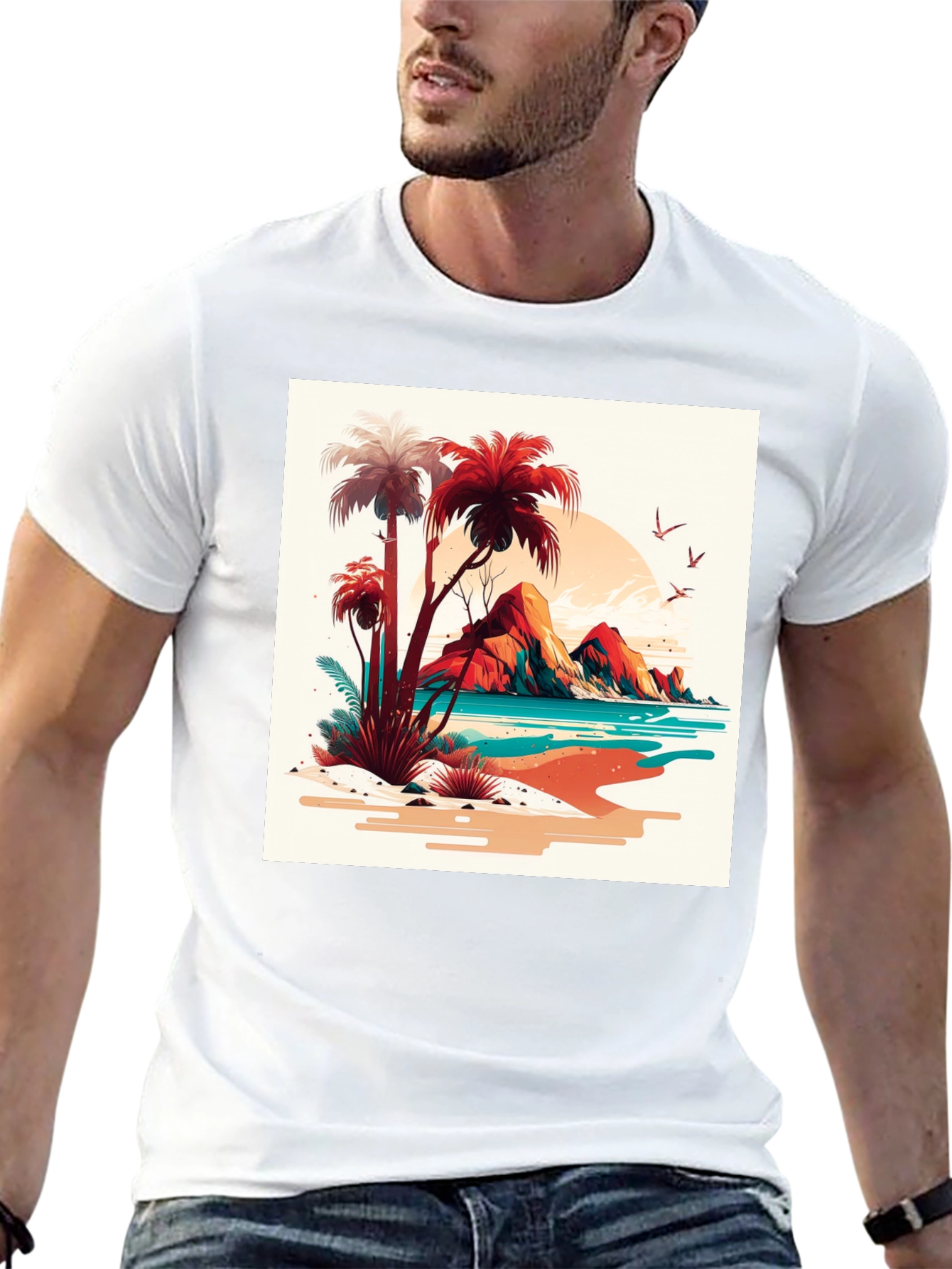 Tropical Beach T-Shirt