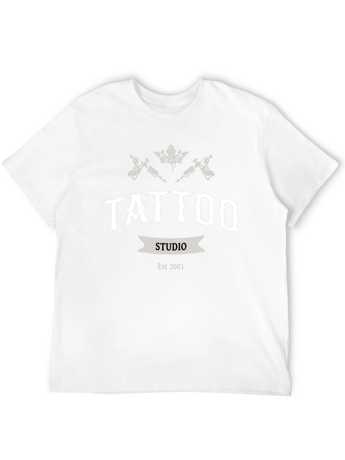 Tattoo Studio Est 2001 Black Graphic T-Shirt