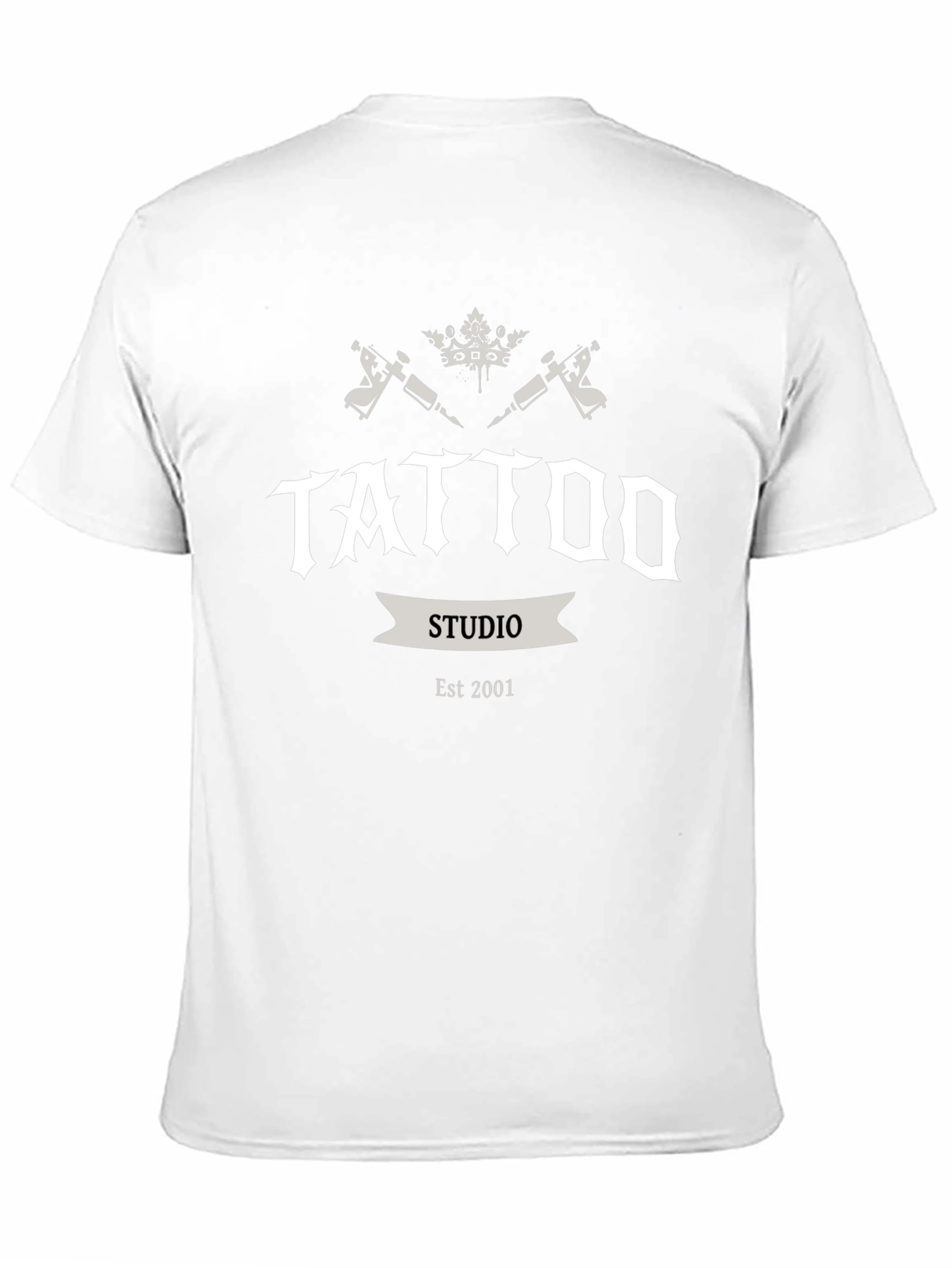 Tattoo Studio Est 2001 Black Graphic T-Shirt