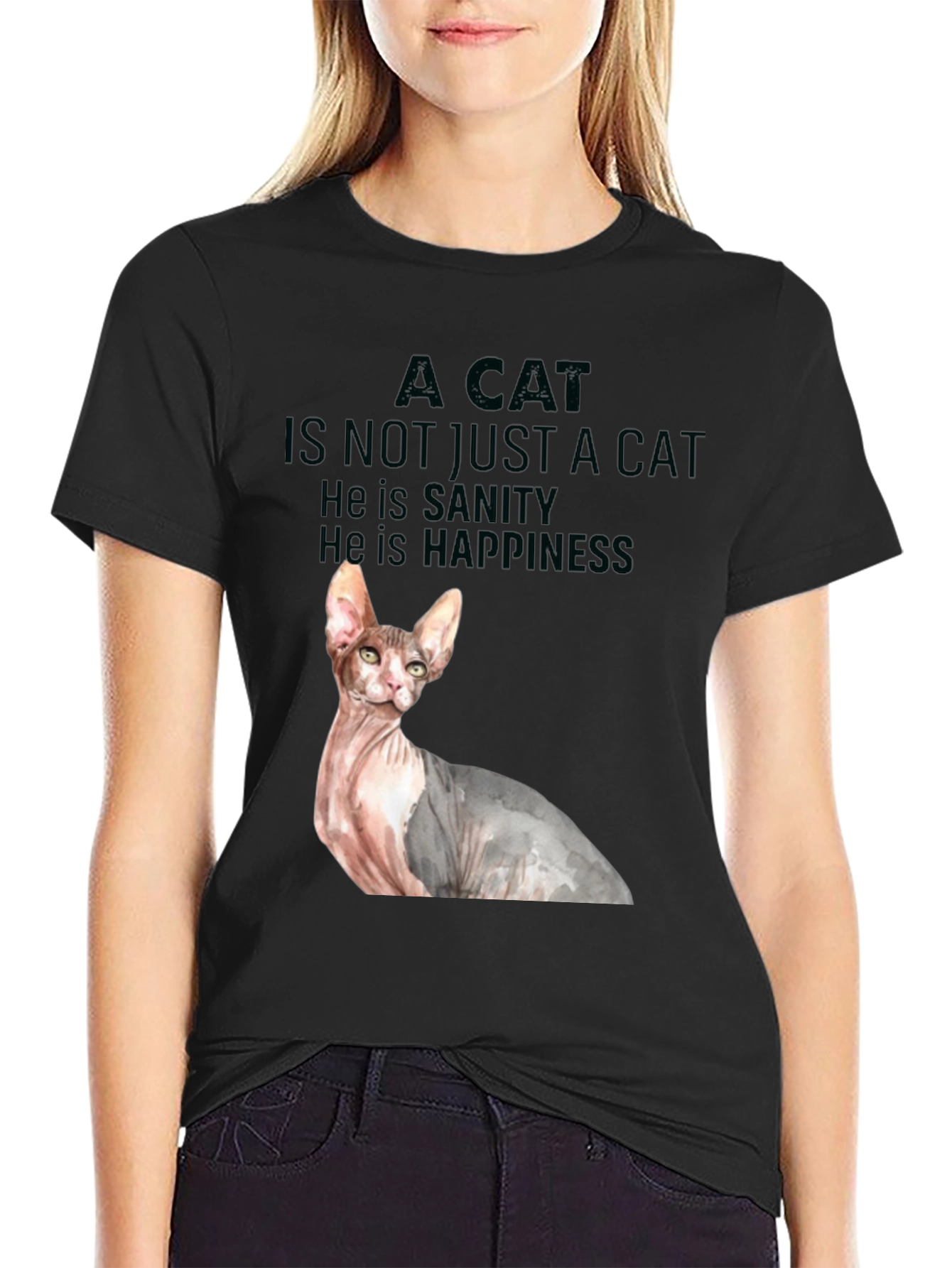 Cat Sanity & Happiness Tee