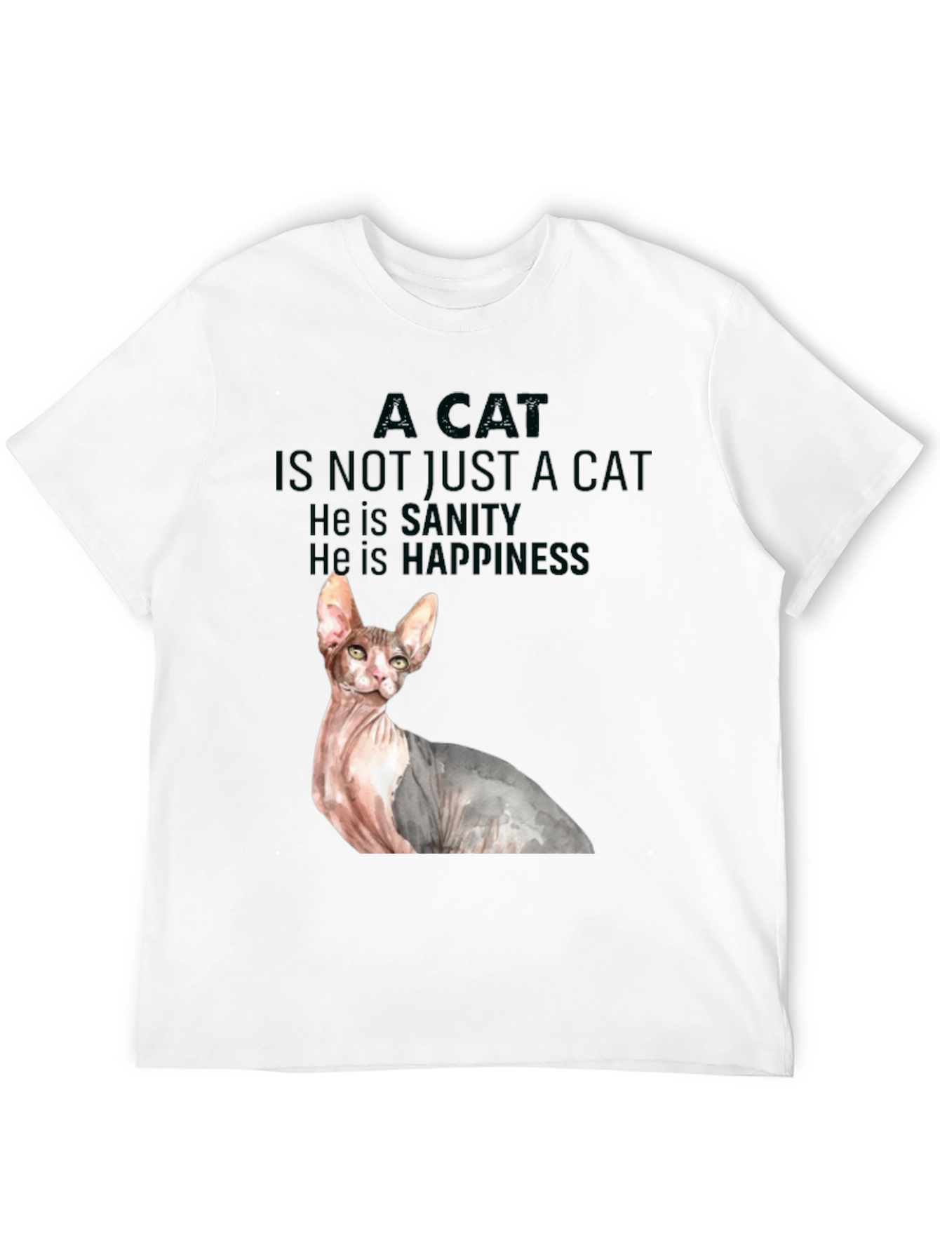 Cat Sanity & Happiness Tee