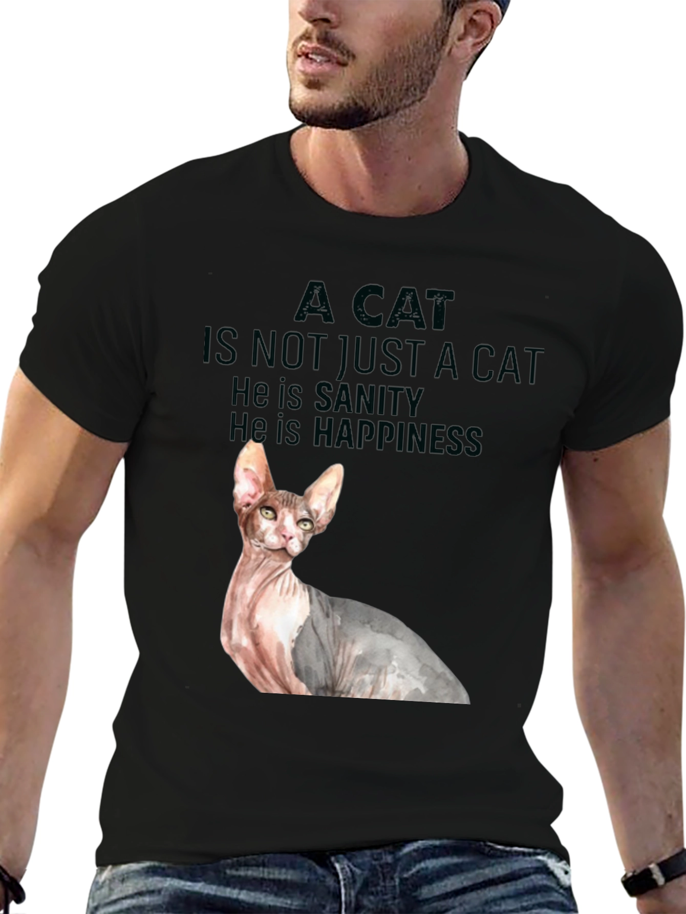 Cat Sanity & Happiness Tee