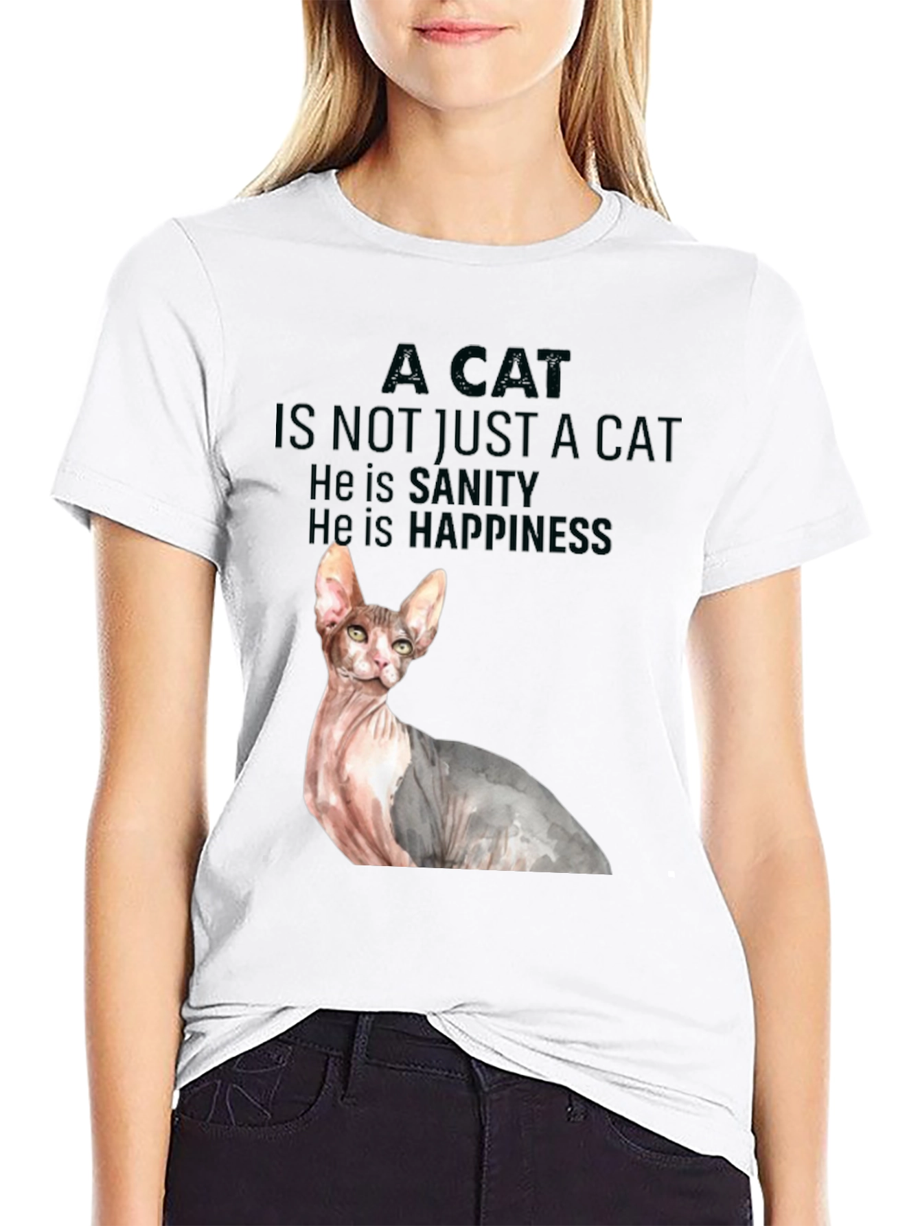 Cat Sanity & Happiness Tee