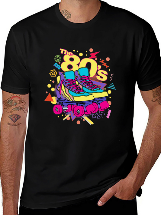 Retro 80s Roller Skate T-Shirt - Vintage Vibes