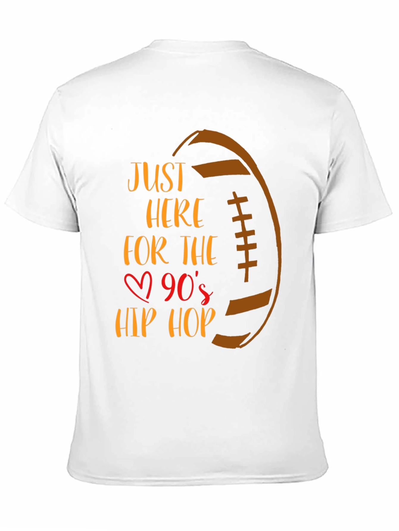 90s Hip Hop Football Graphic Tee