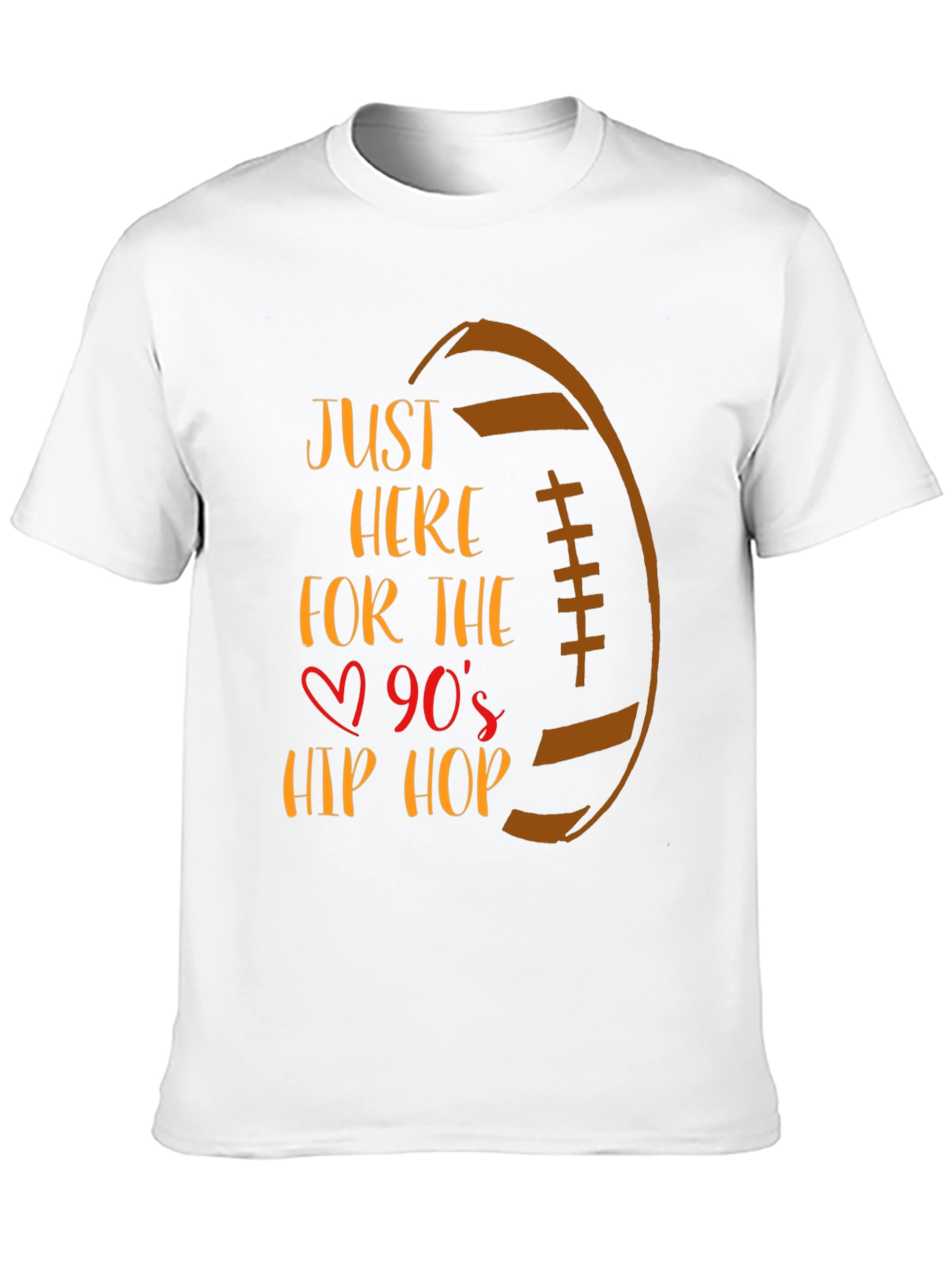 90s Hip Hop Football Graphic Tee