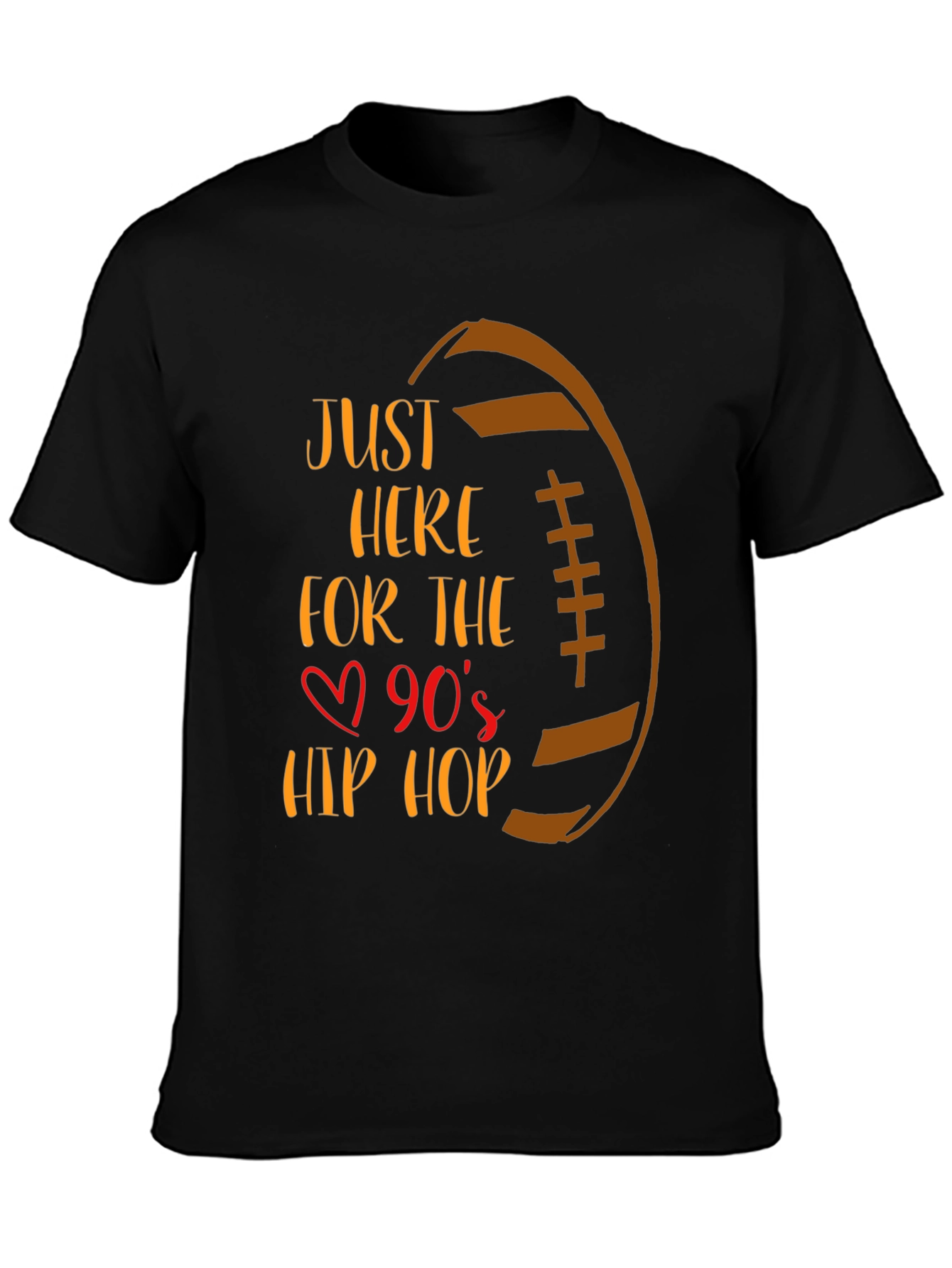 90s Hip Hop Football Graphic Tee