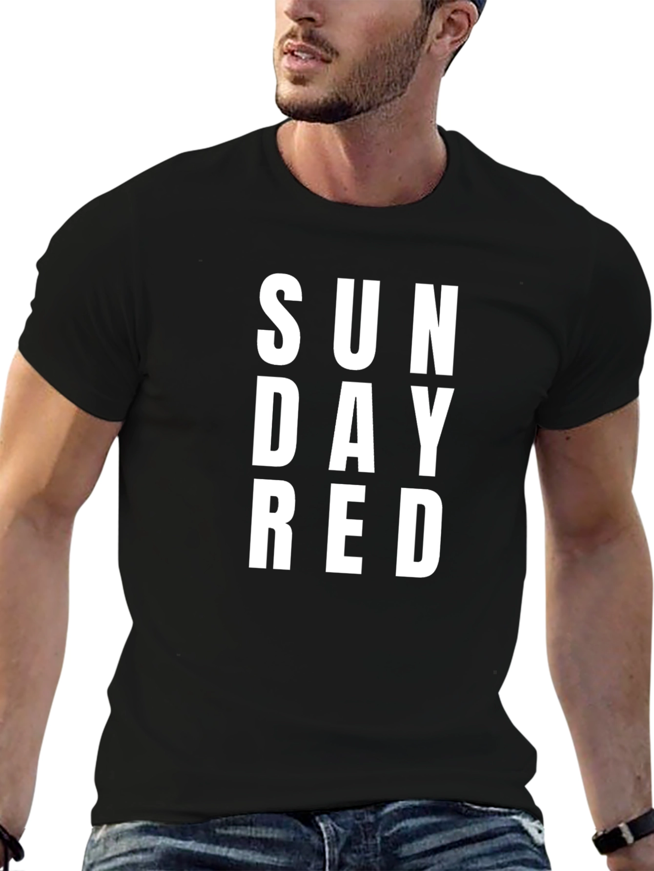 Sunday Red Graphic Tee - Mens Short Sleeve