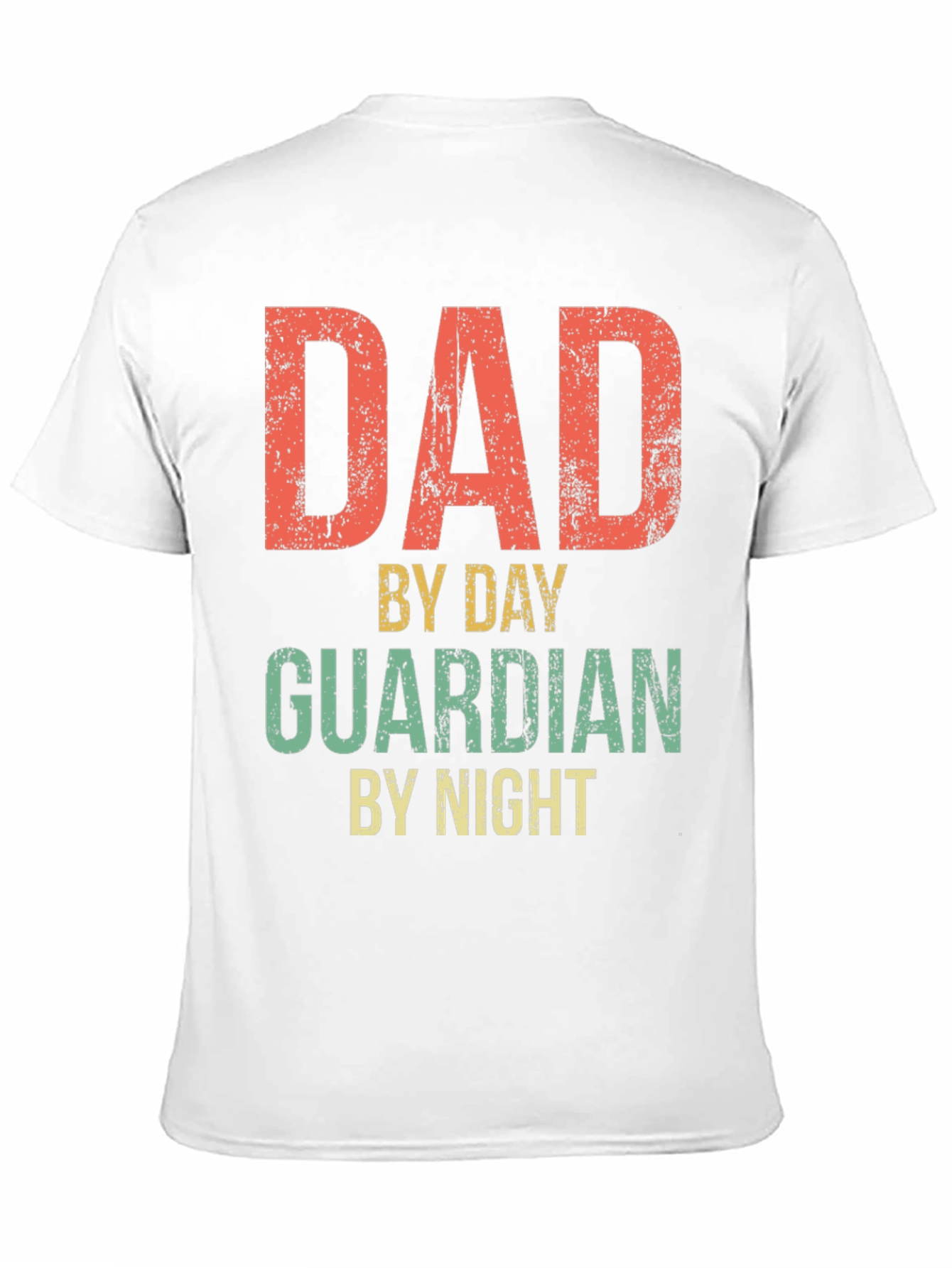Dad By Day Guardian By Night Graphic Tee