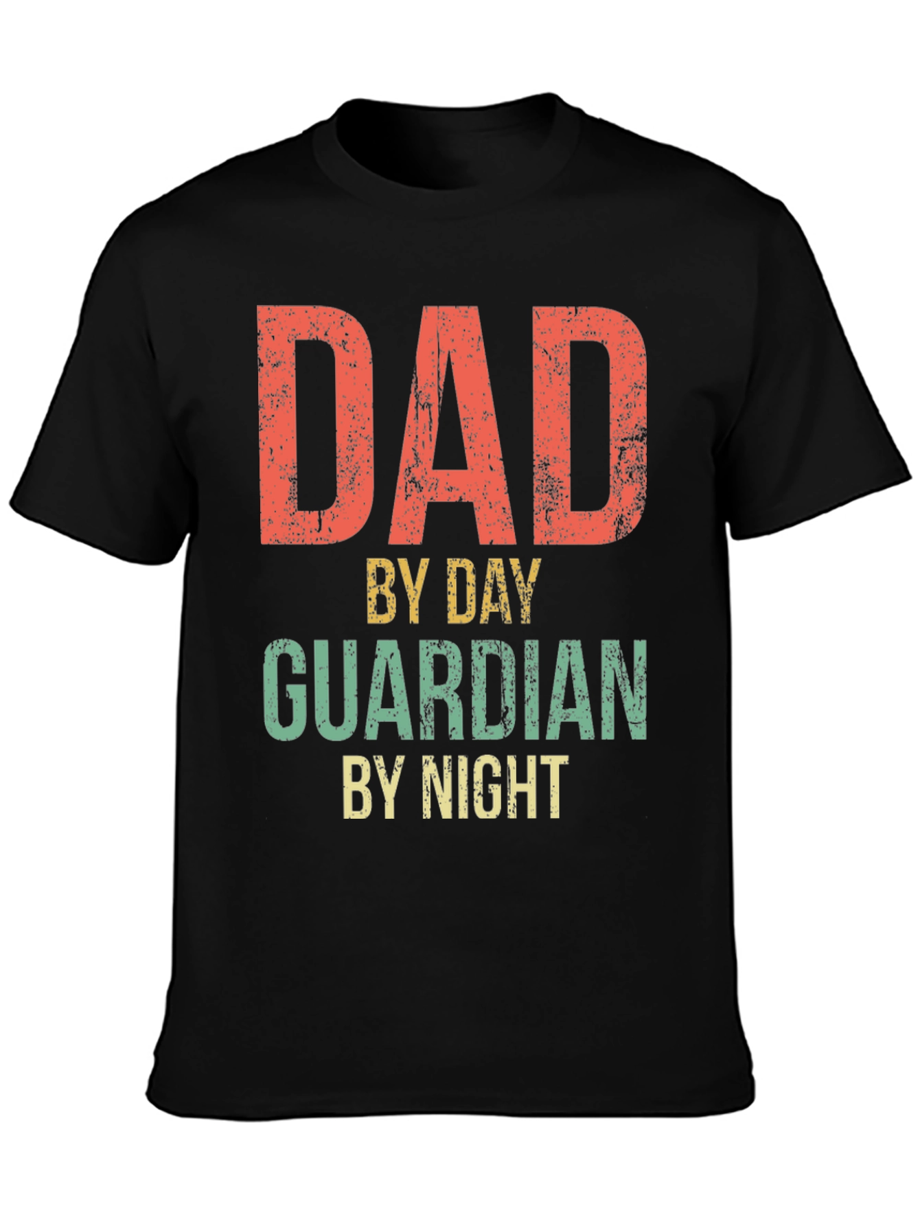 Dad By Day Guardian By Night Graphic Tee