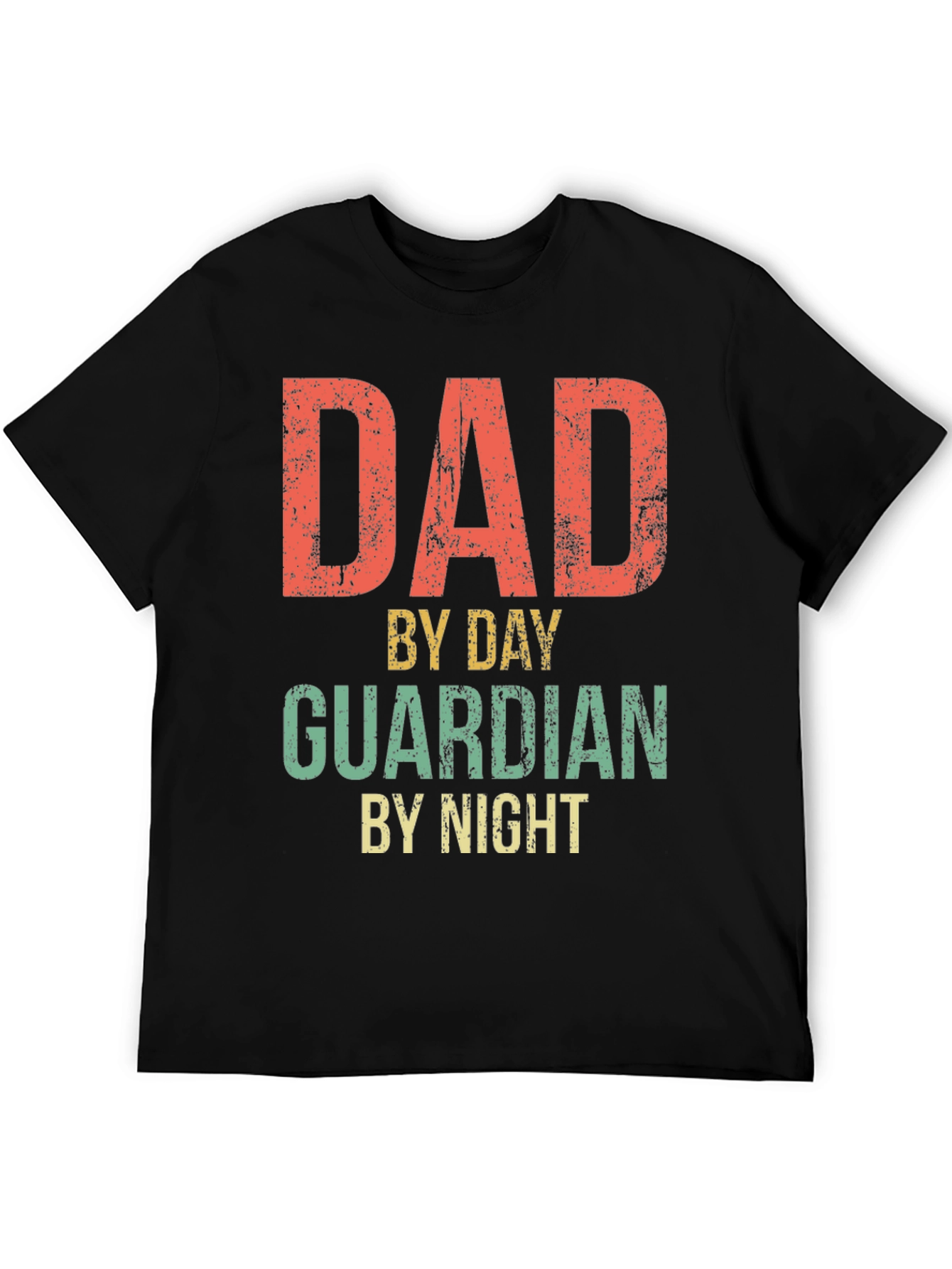 Dad By Day Guardian By Night Graphic Tee