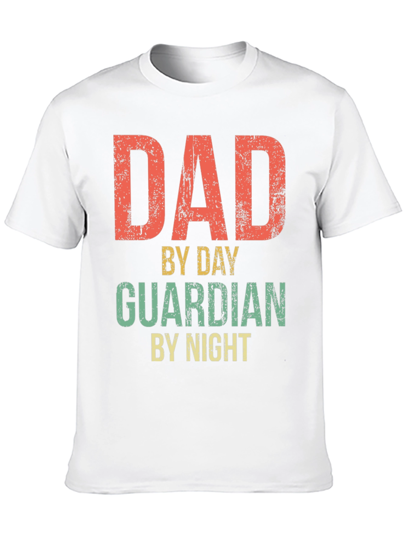 Dad By Day Guardian By Night Graphic Tee