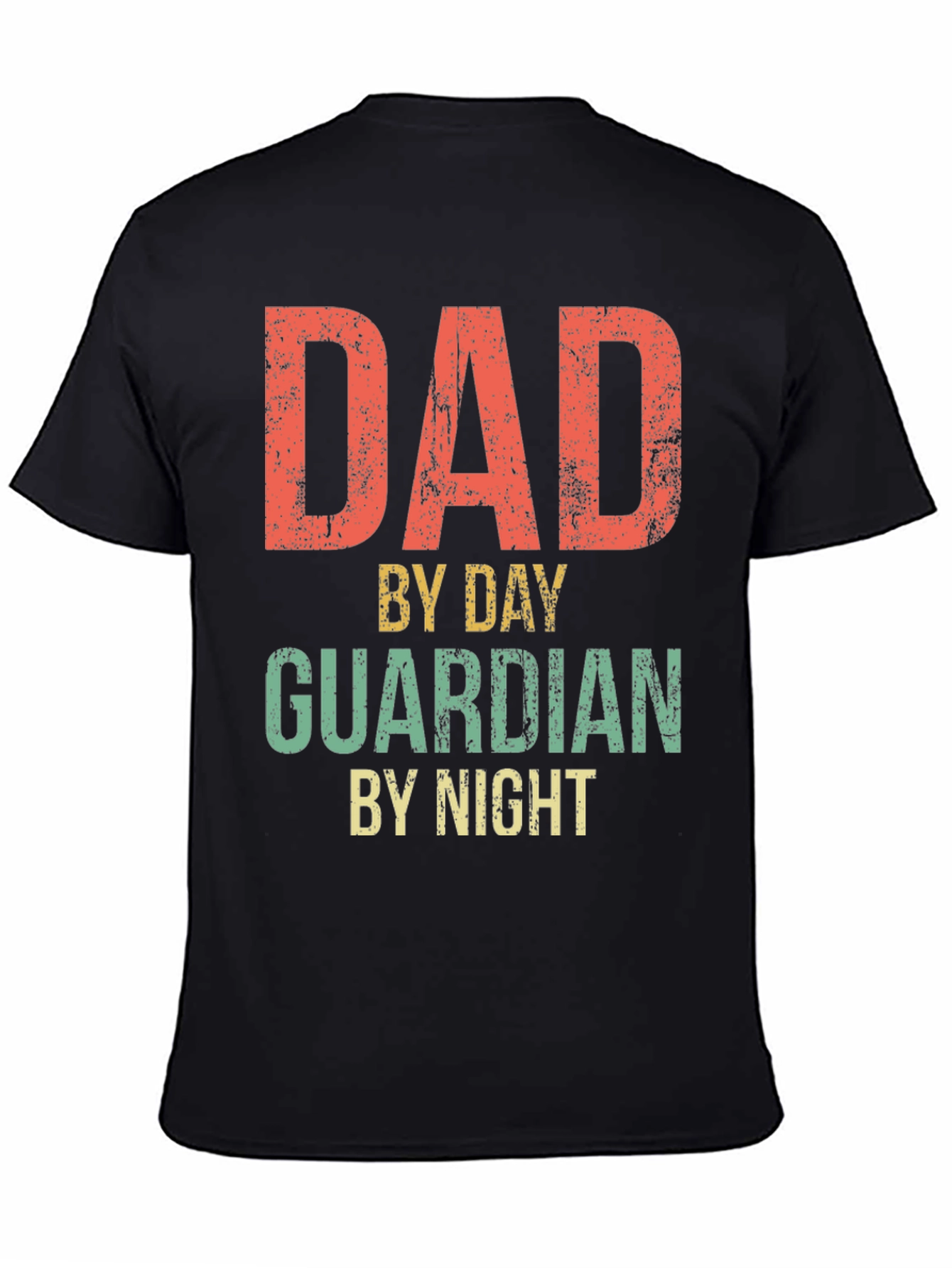 Dad By Day Guardian By Night Graphic Tee