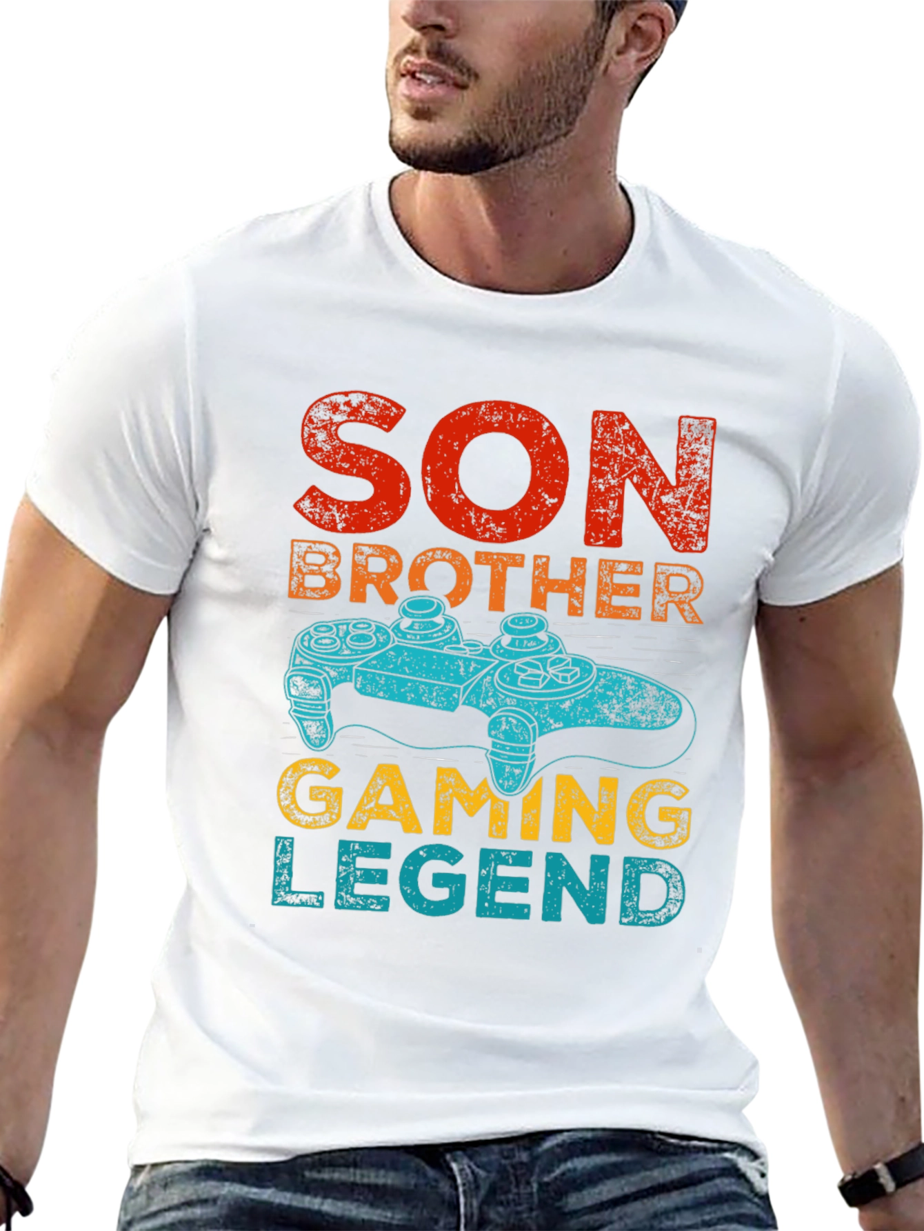 Son Brother Gaming Legend Graphic T-Shirt