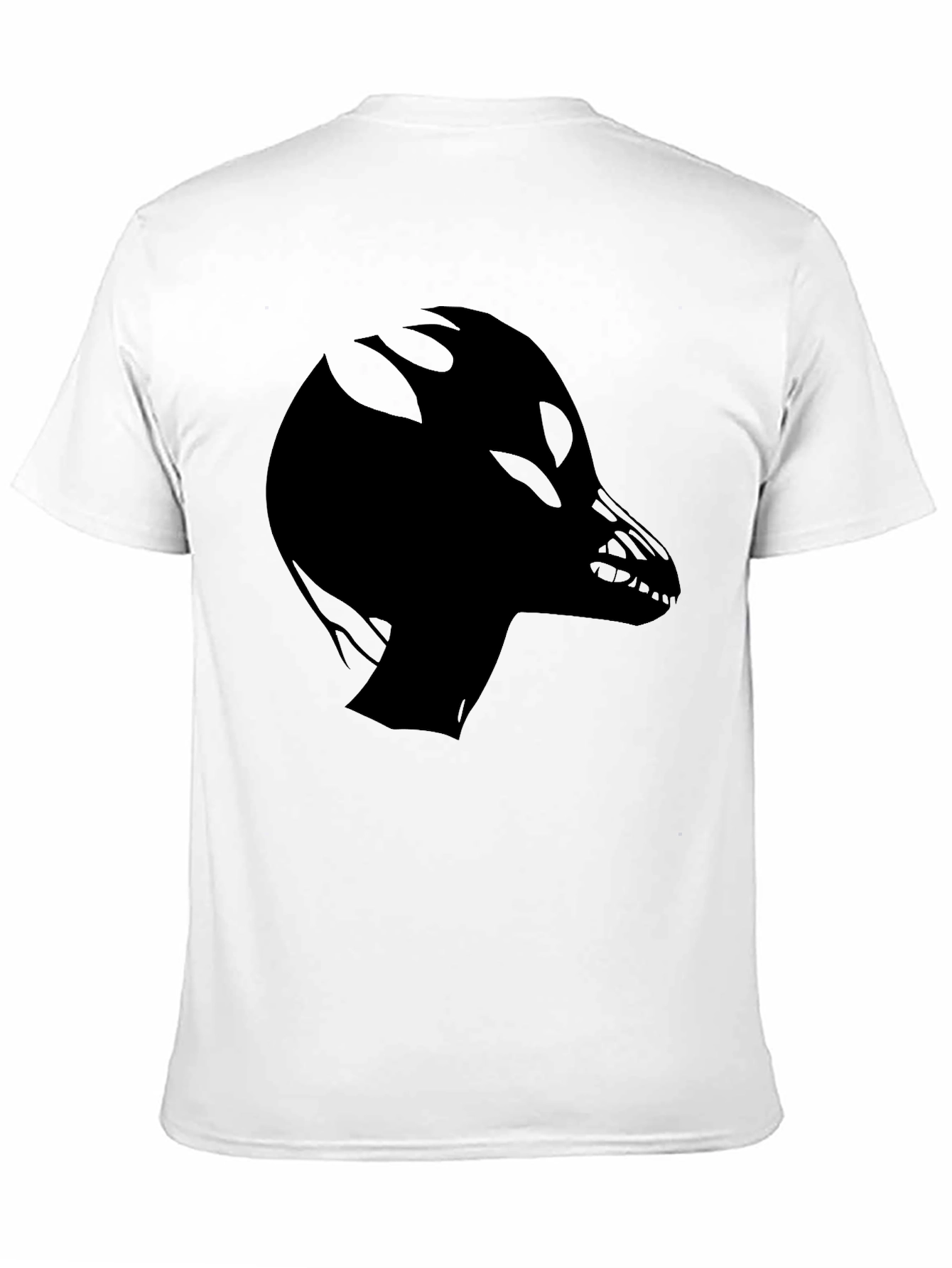 Alien Dragon Graphic Black Tee