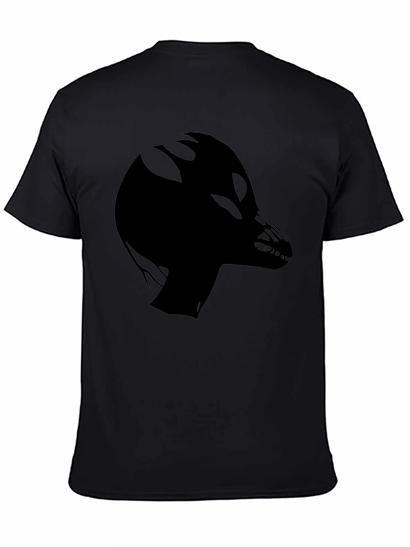 Alien Dragon Graphic Black Tee