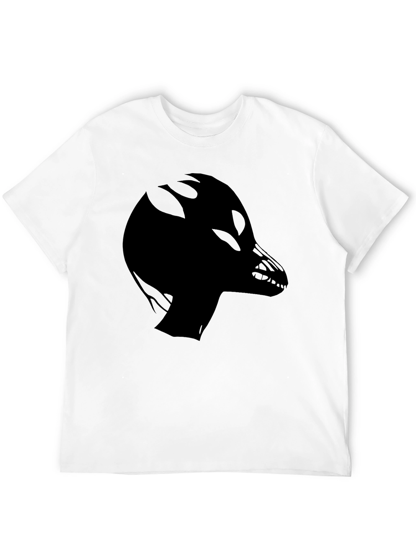 Alien Dragon Graphic Black Tee