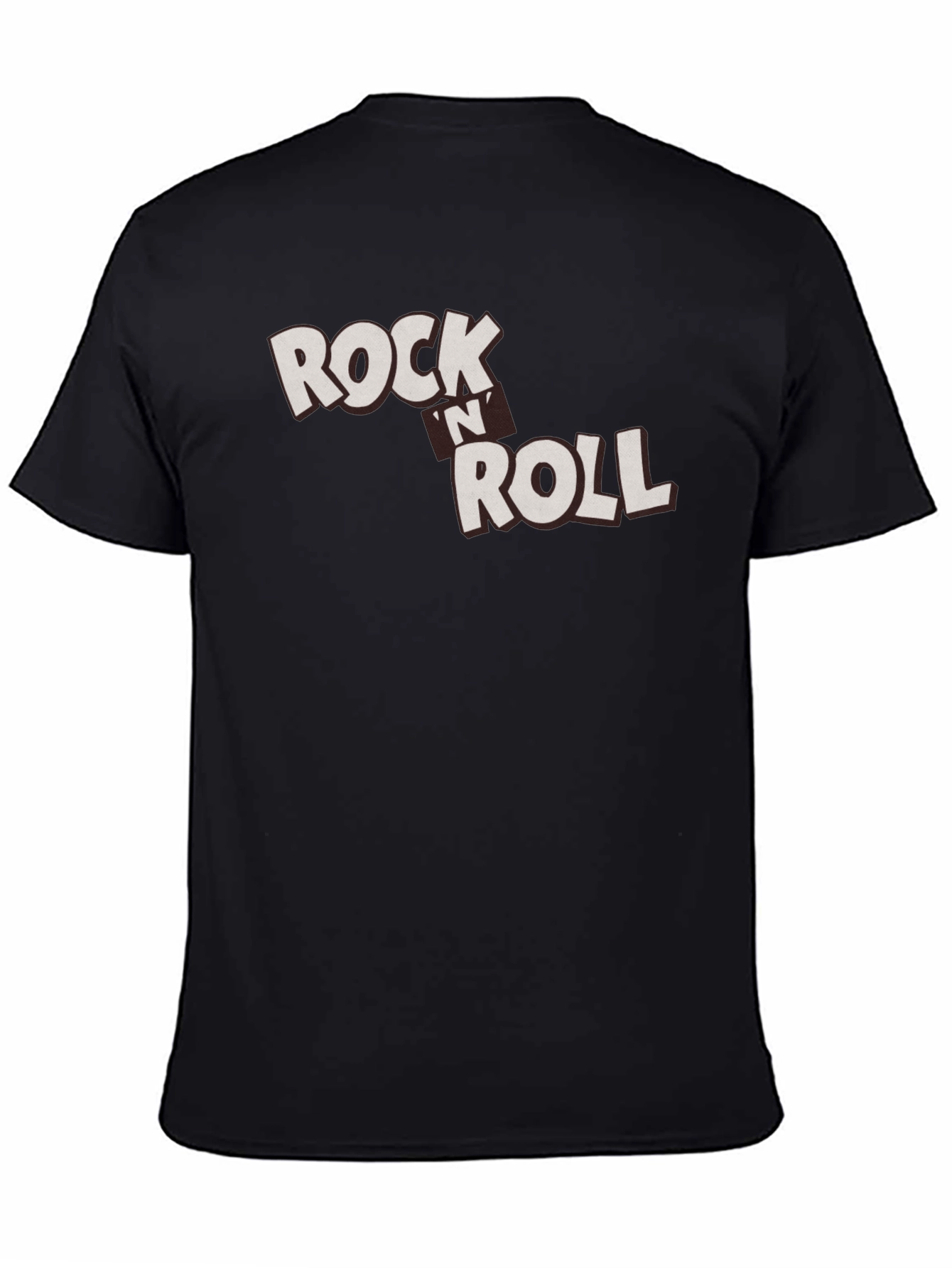Rock n Roll Graphic Black T-Shirt