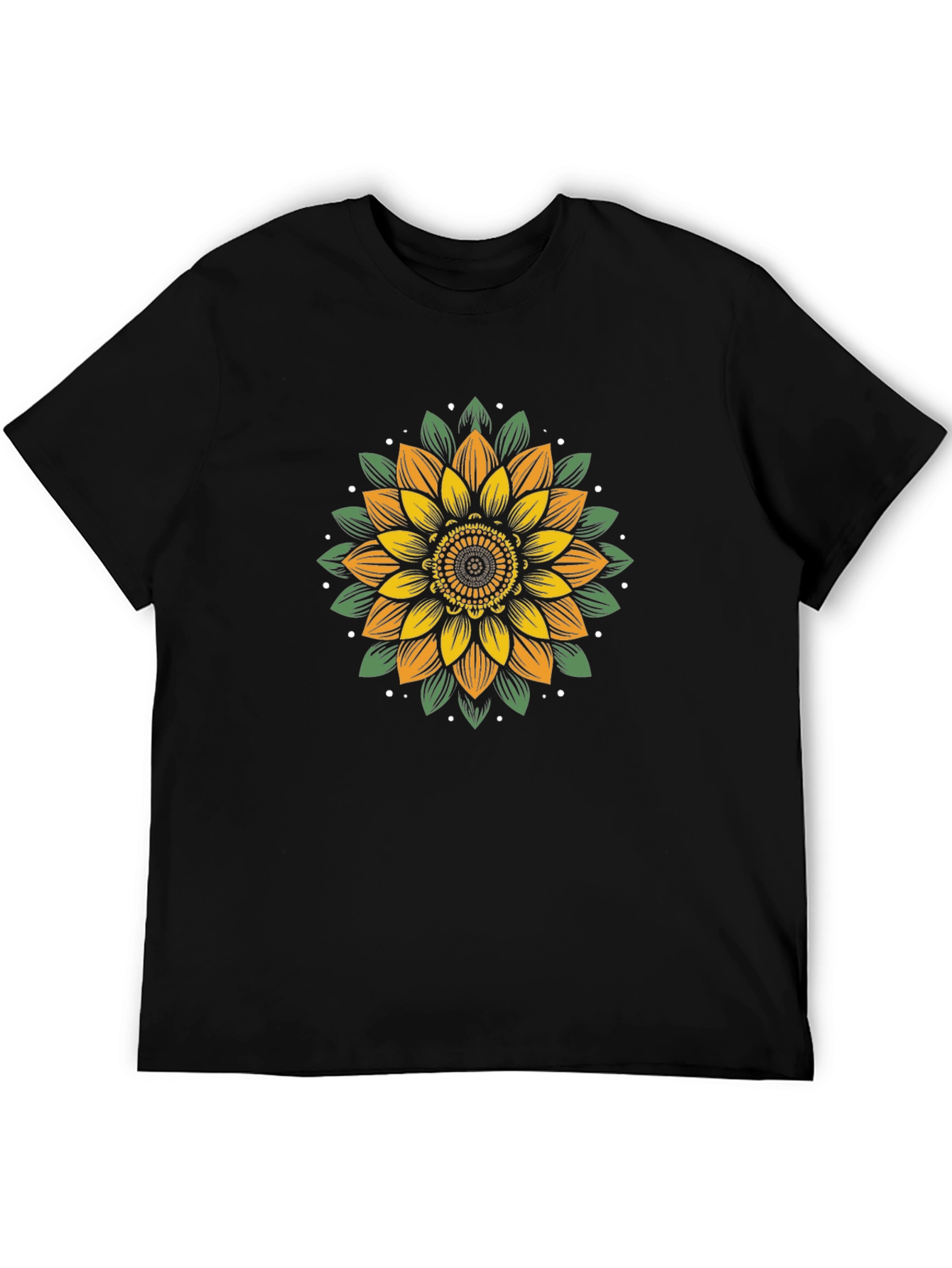 Sunflower Graphic Tee - Black