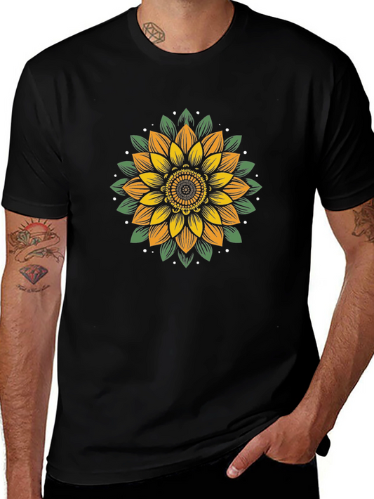 Sunflower Graphic Tee - Black