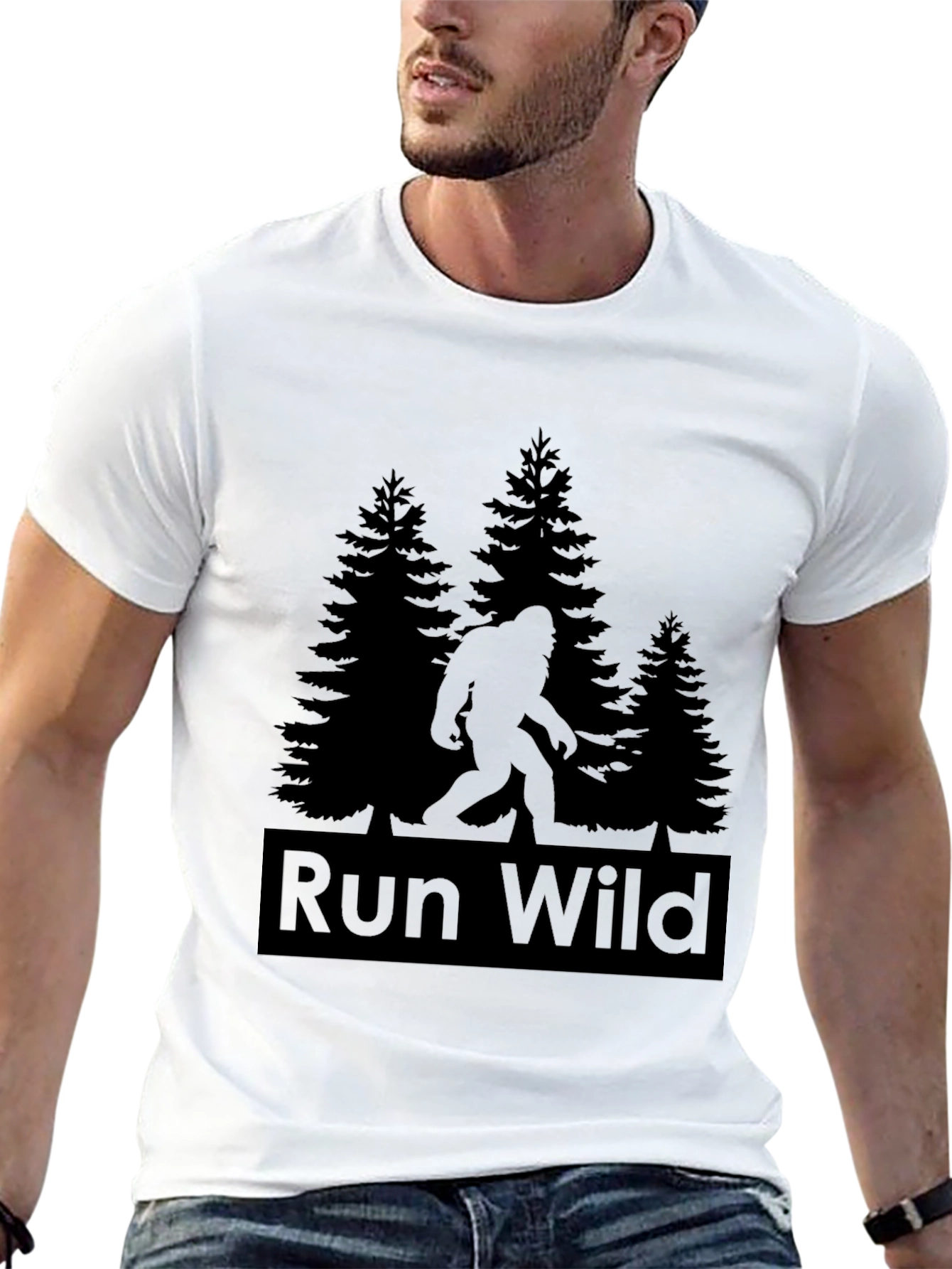 Run Wild Bigfoot T-Shirt - Adventure Tee