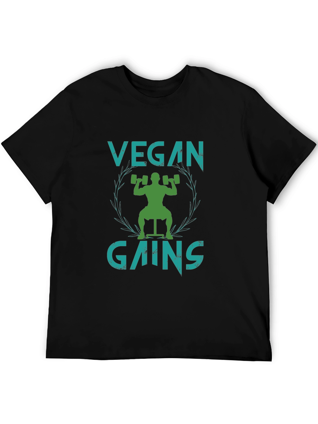 Vegan Gains T-Shirt - Plant-Based Fitness Tee