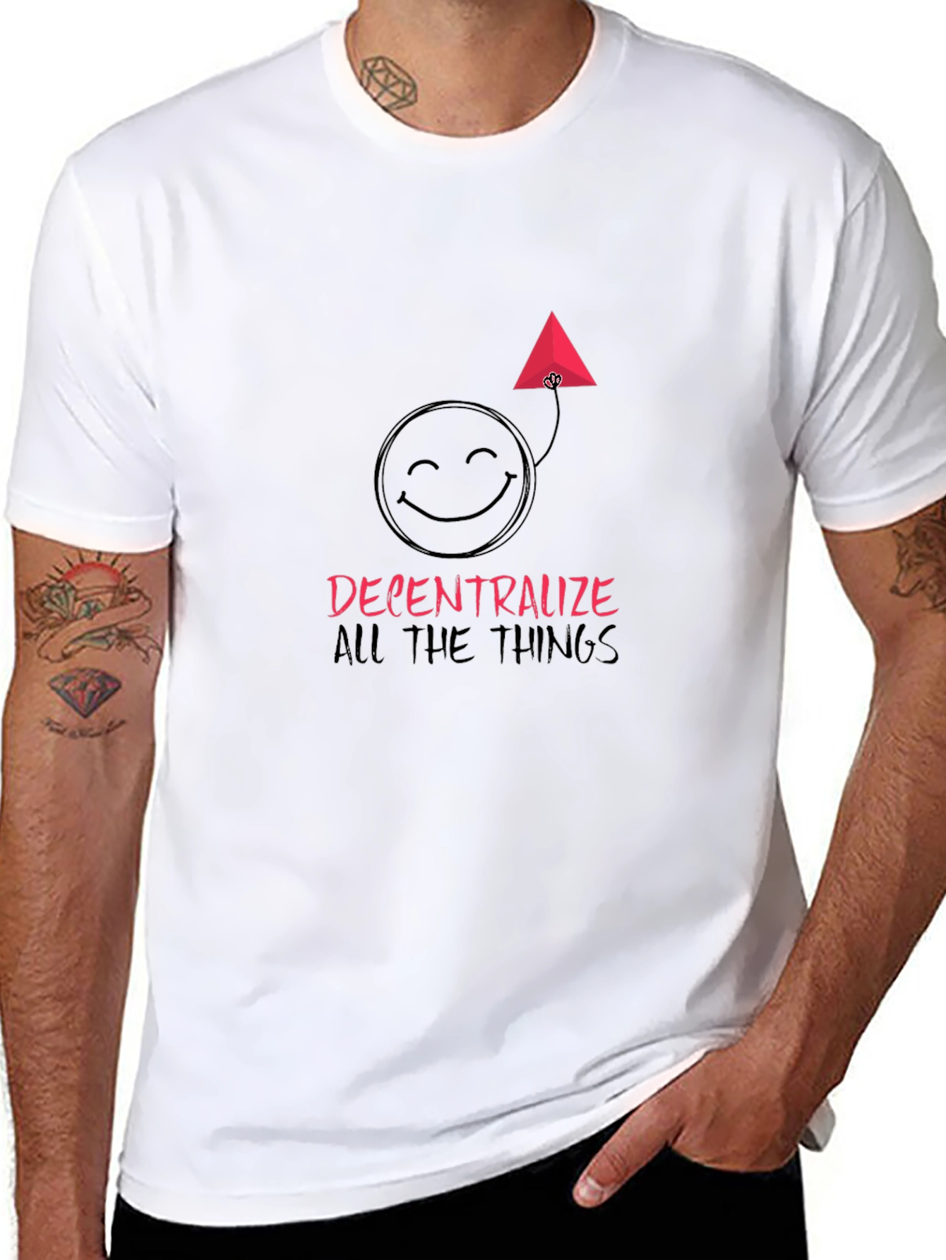 Decentralize All The Things Black T-Shirt
