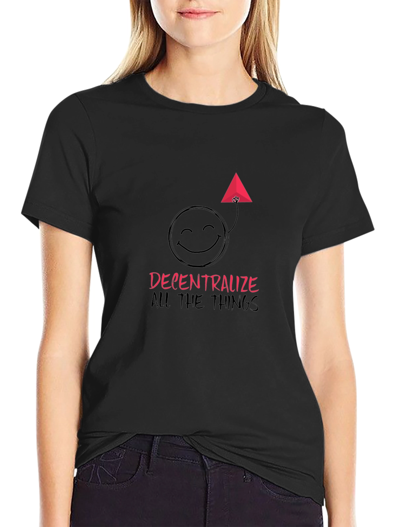 Decentralize All The Things Black T-Shirt
