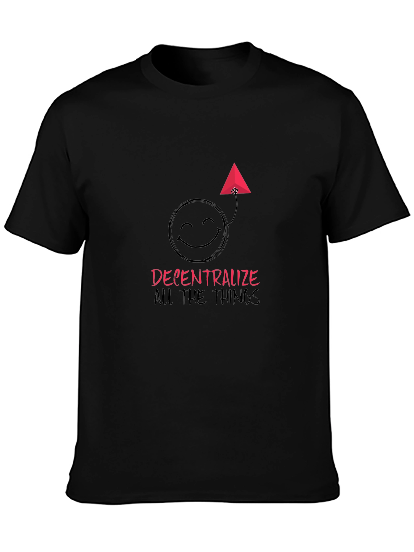 Decentralize All The Things Black T-Shirt