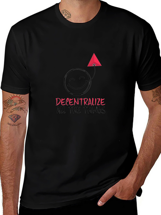Decentralize All The Things Black T-Shirt