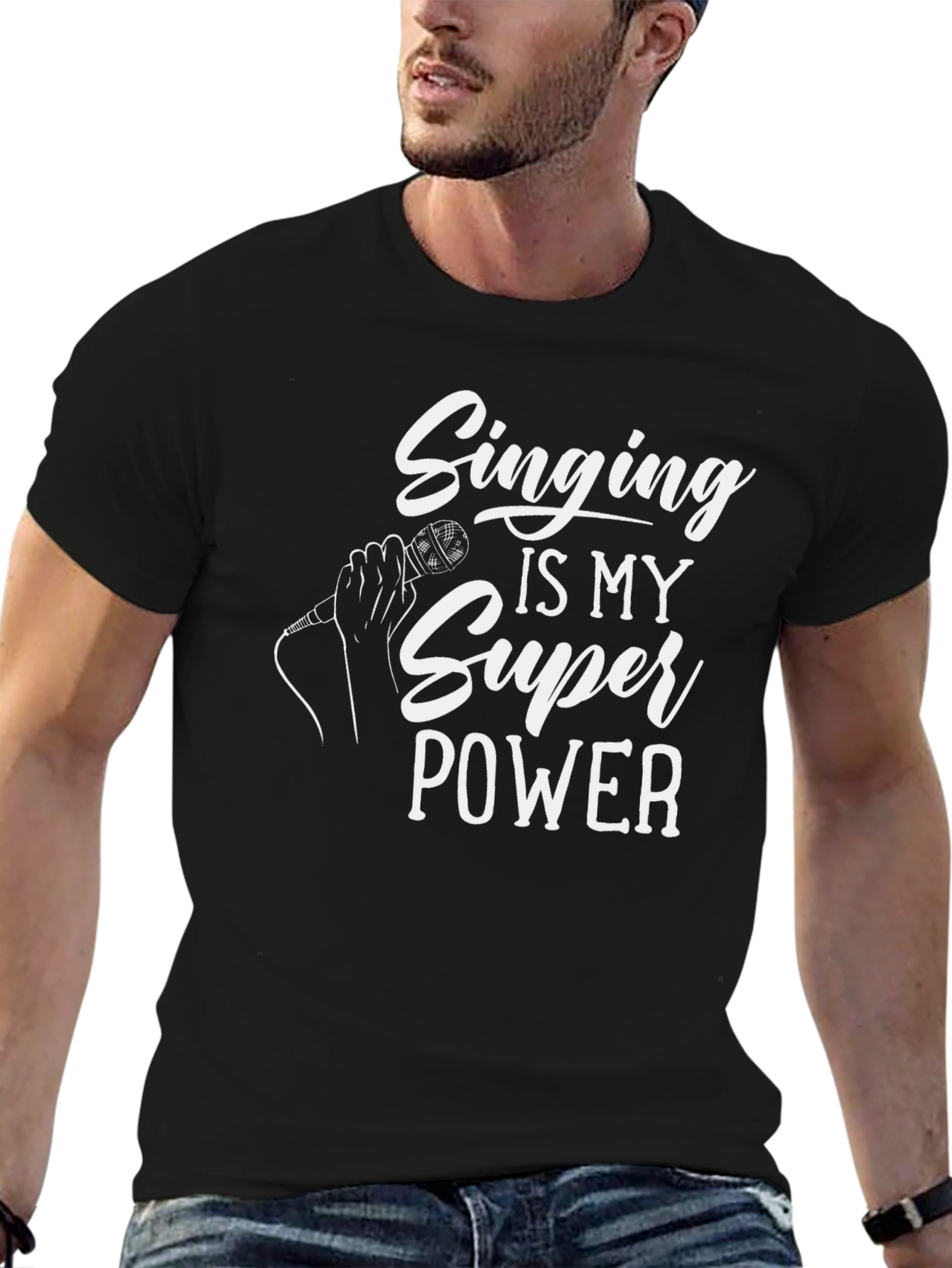Singing is My Super Power Graphic Tee