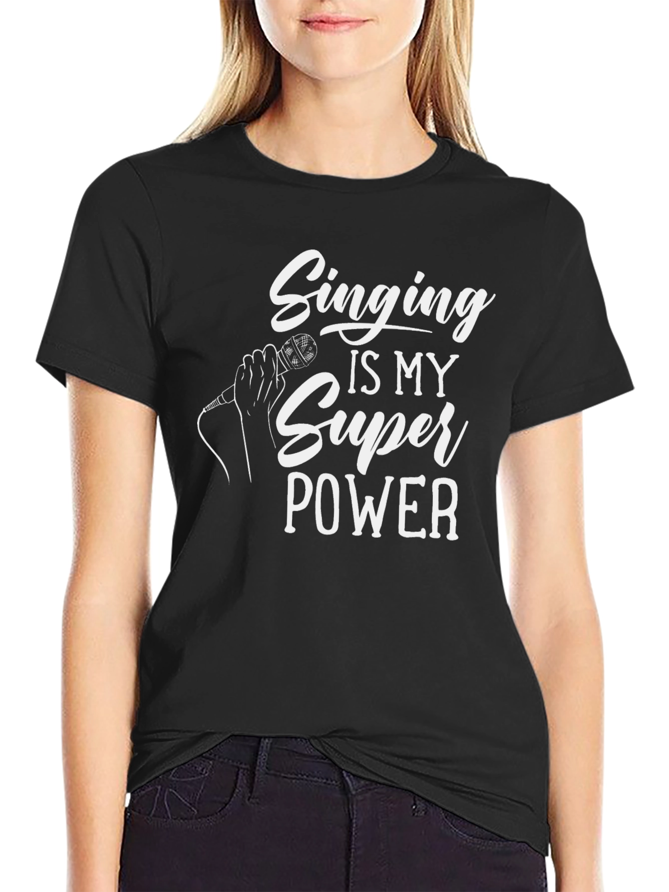 Singing is My Super Power Graphic Tee