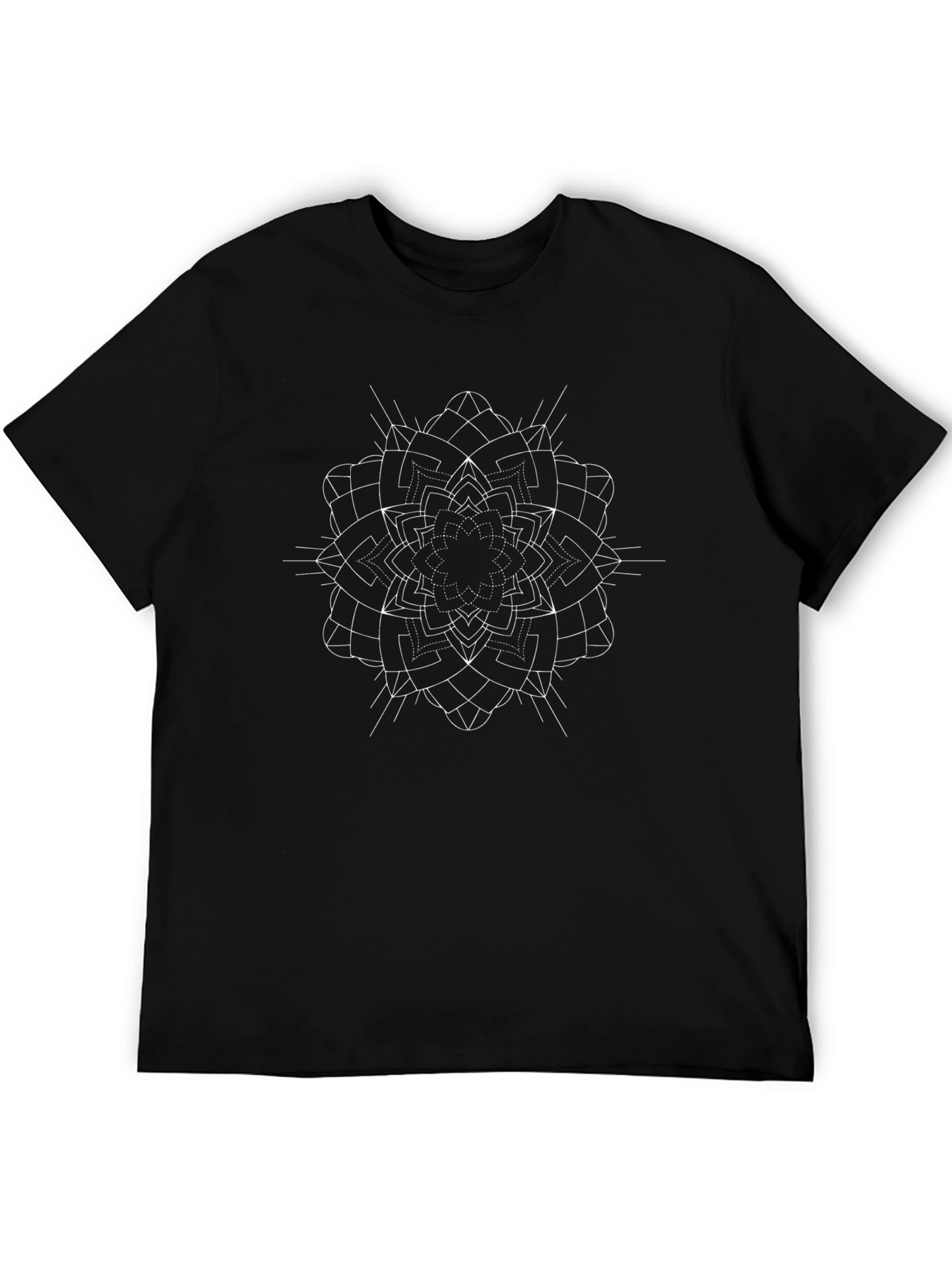 Abstract Geometric Mandala Graphic Tee