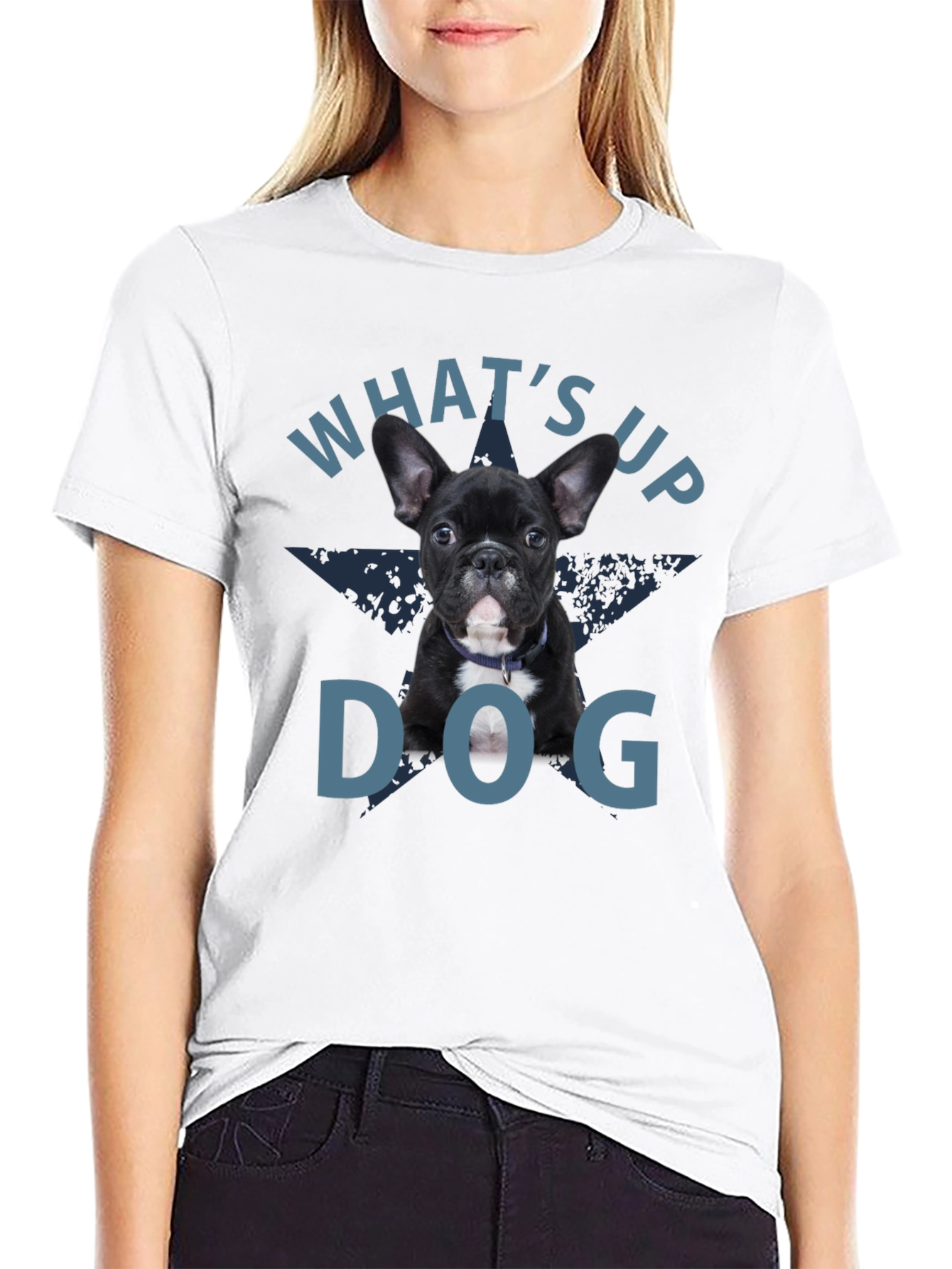 Whats Up Dog T-Shirt - Cute Puppy Graphic Tee