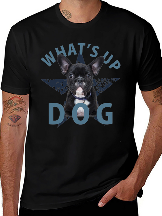 Whats Up Dog T-Shirt - Cute Puppy Graphic Tee