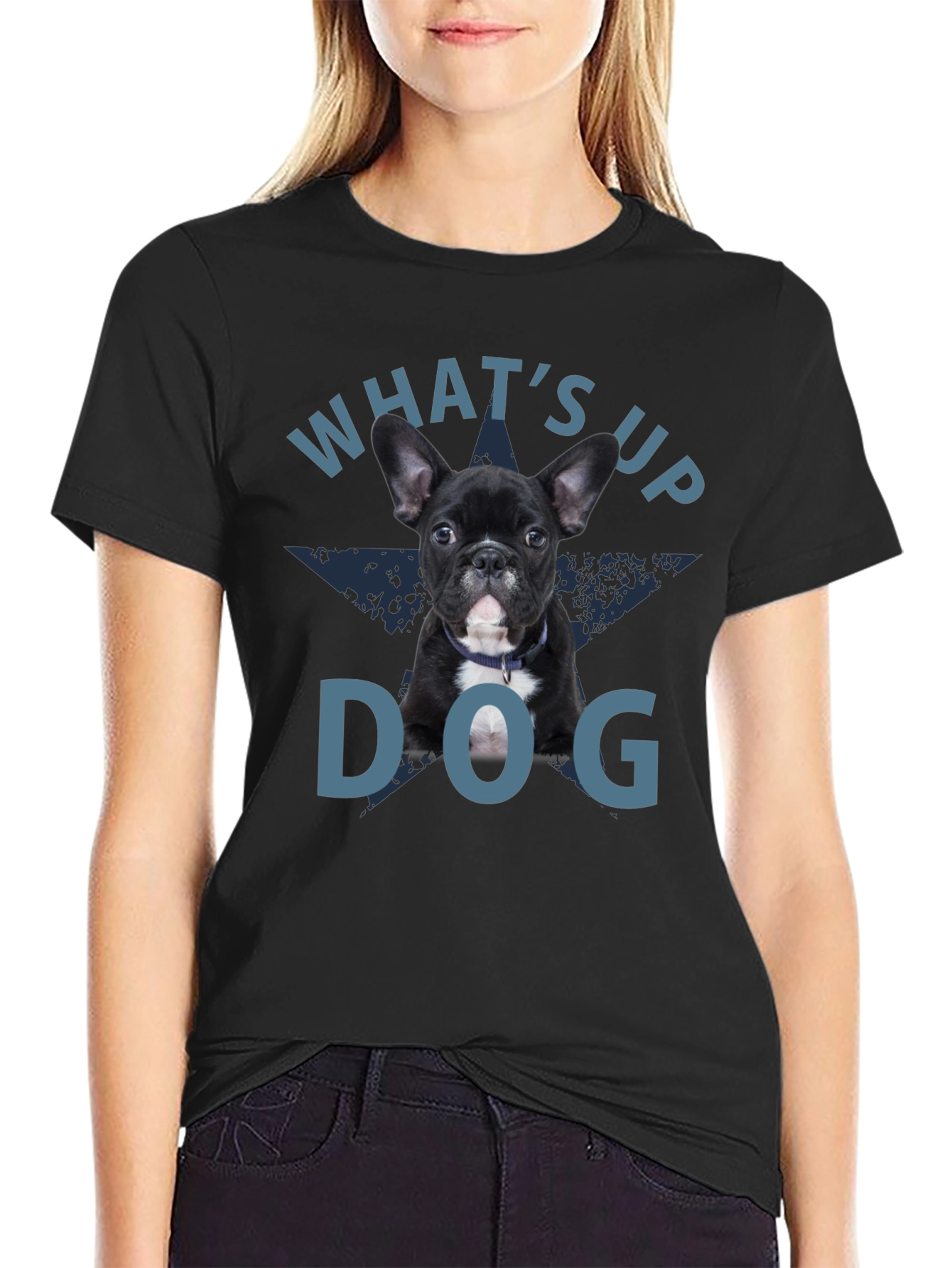 Whats Up Dog T-Shirt - Cute Puppy Graphic Tee
