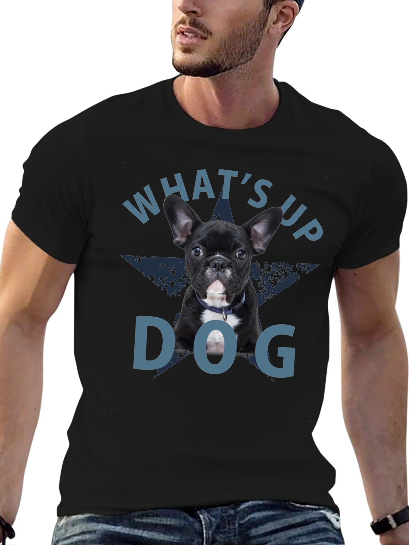 Whats Up Dog T-Shirt - Cute Puppy Graphic Tee