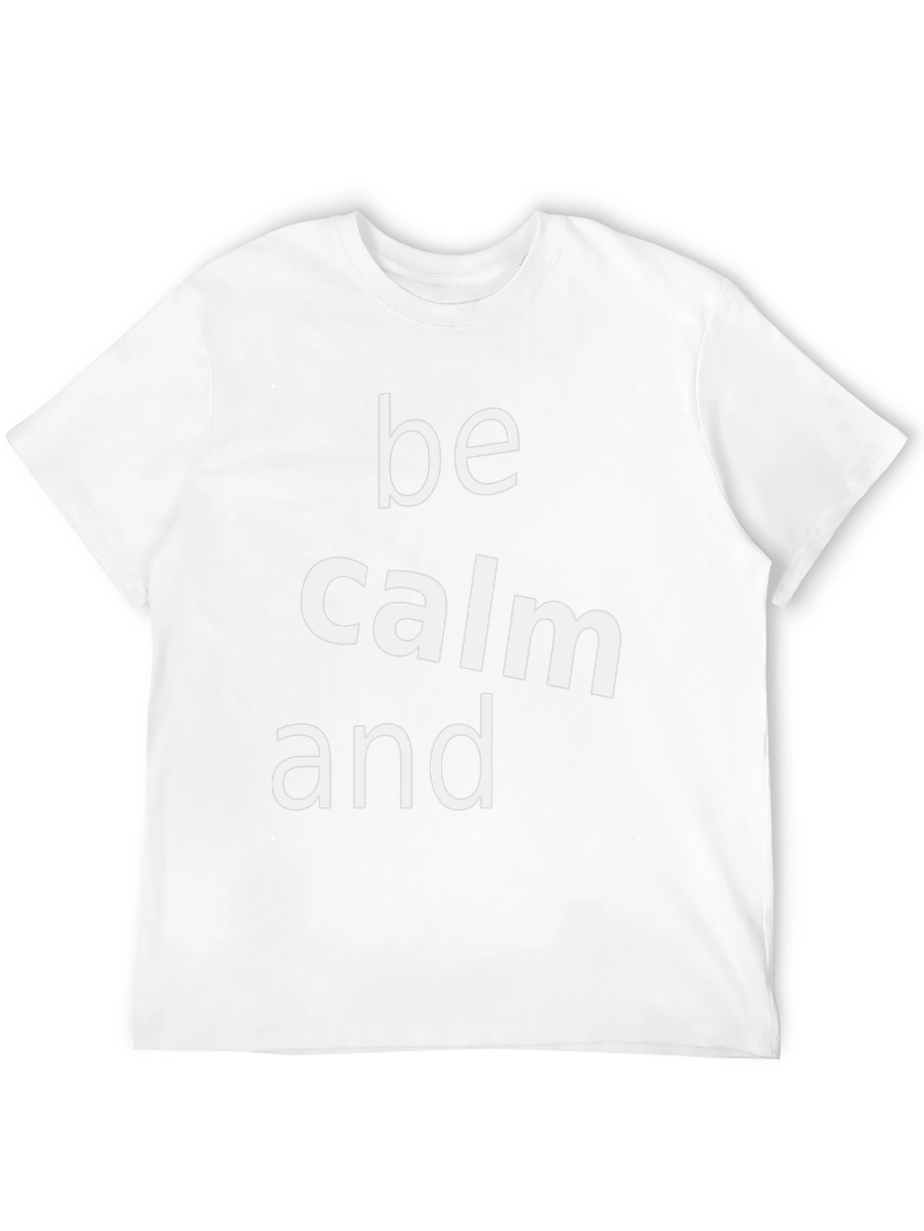 Be Calm Graphic Tee - Black T-Shirt