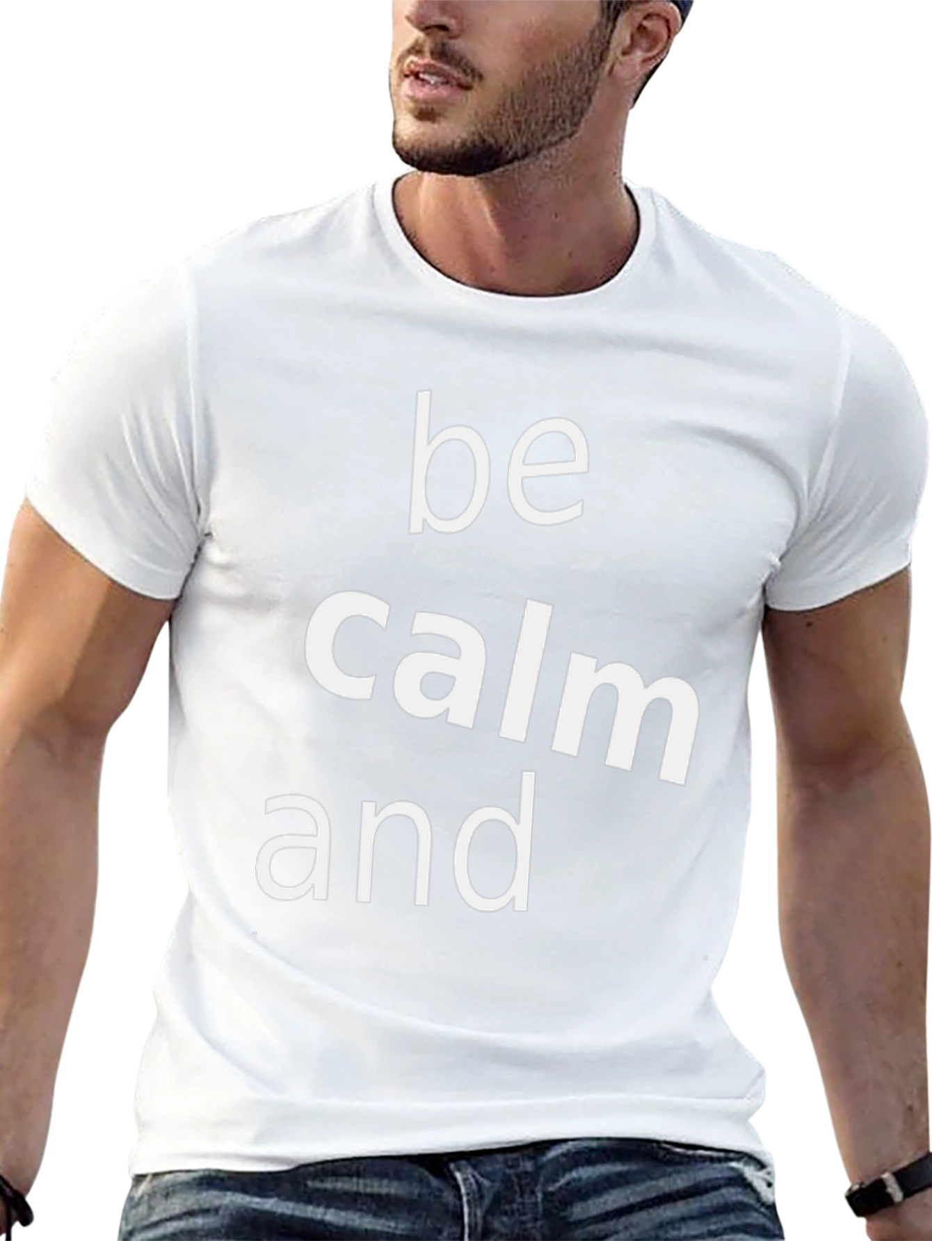 Be Calm Graphic Tee - Black T-Shirt