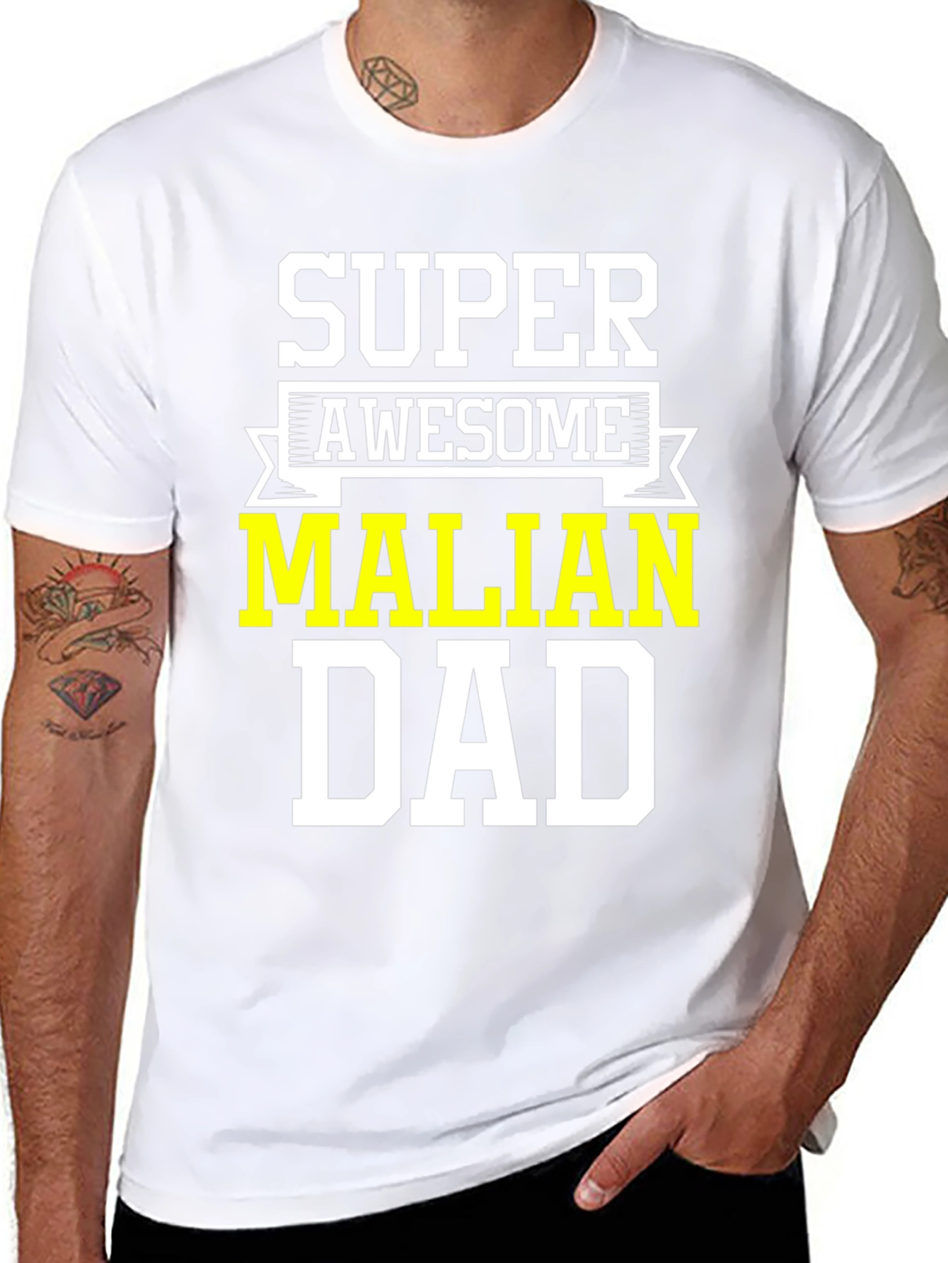 Super Awesome Malian Dad T-Shirt