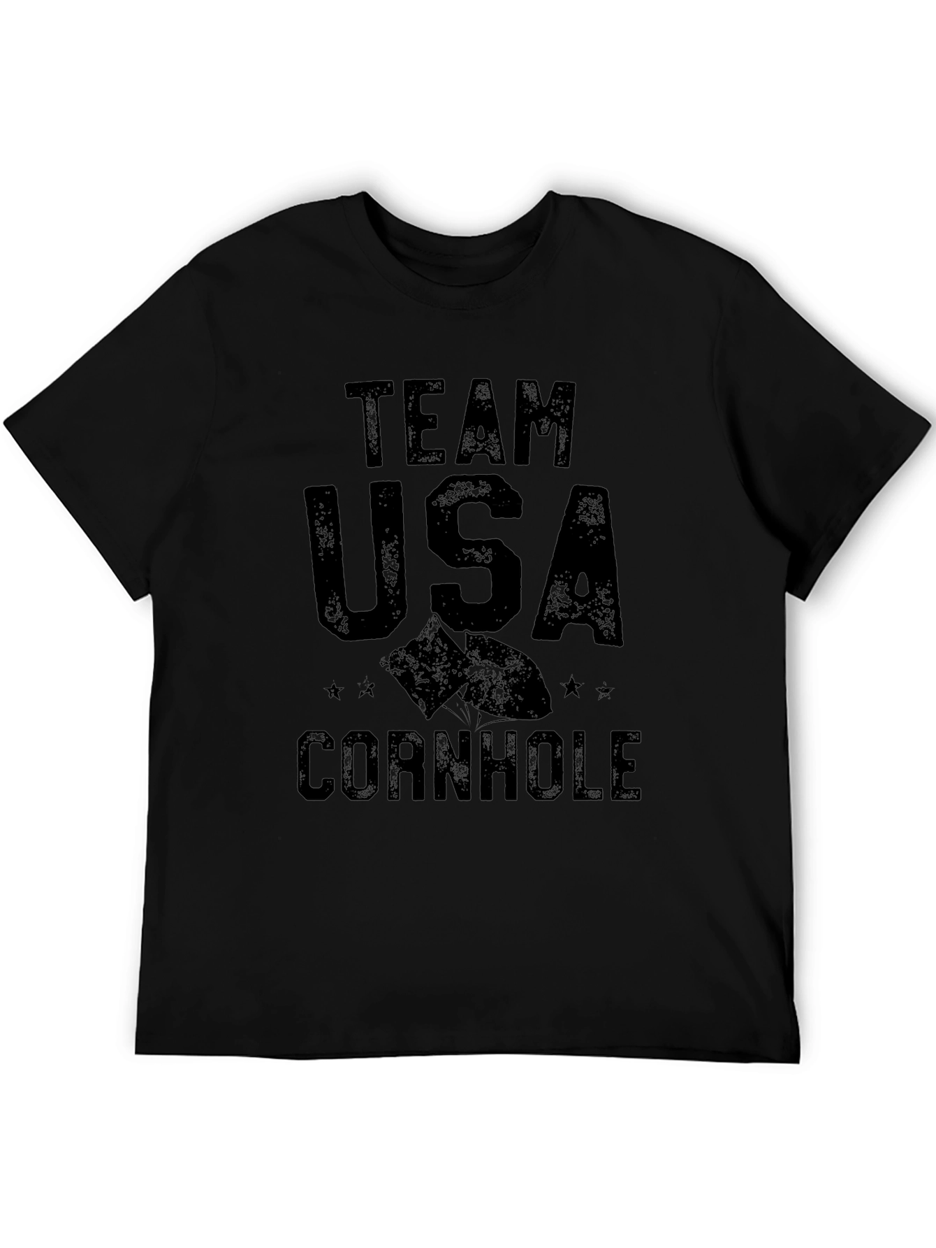 Team USA Cornhole T-Shirt - Black