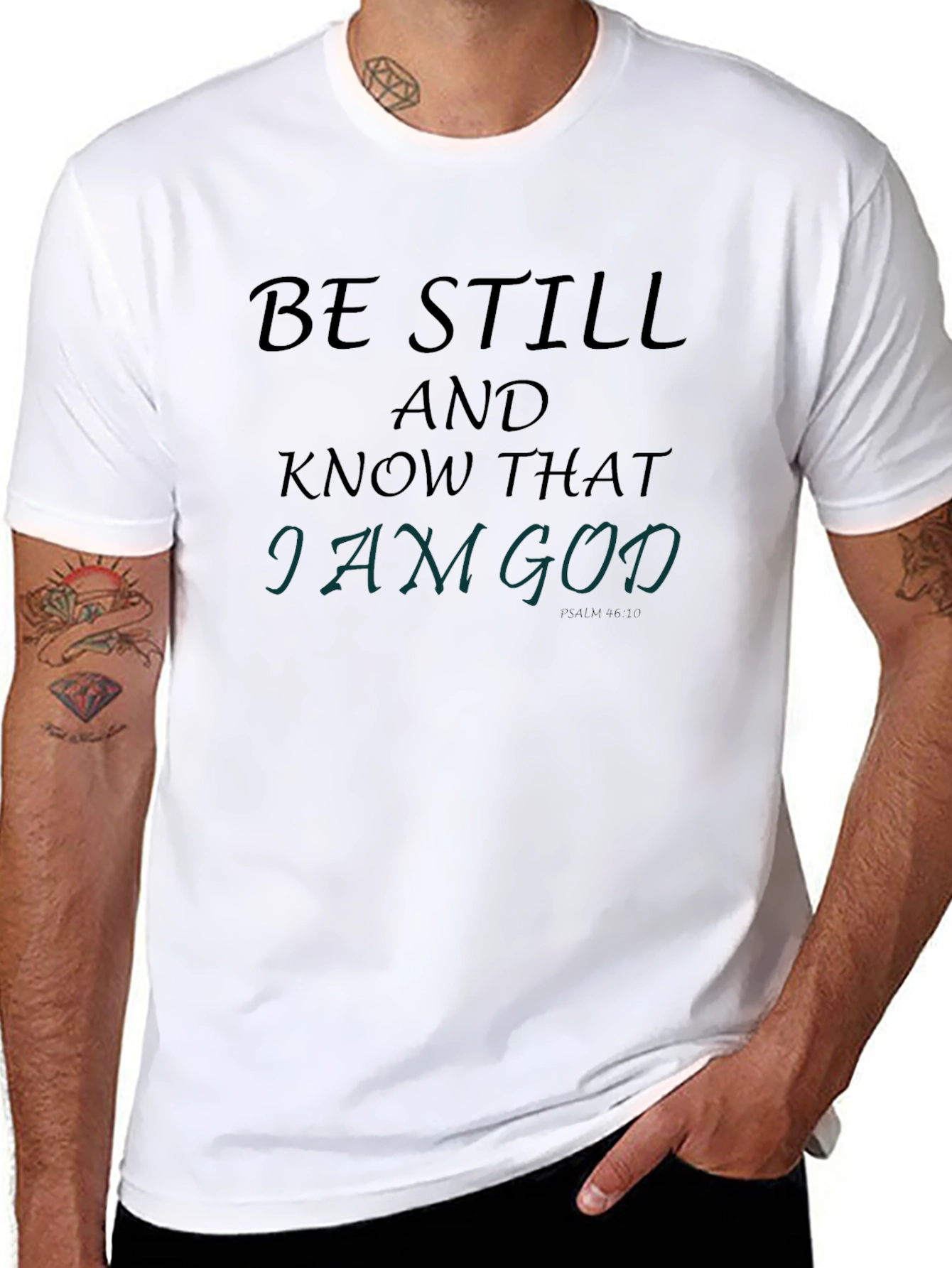 Be Still T-Shirt - Religious Graphic Tee