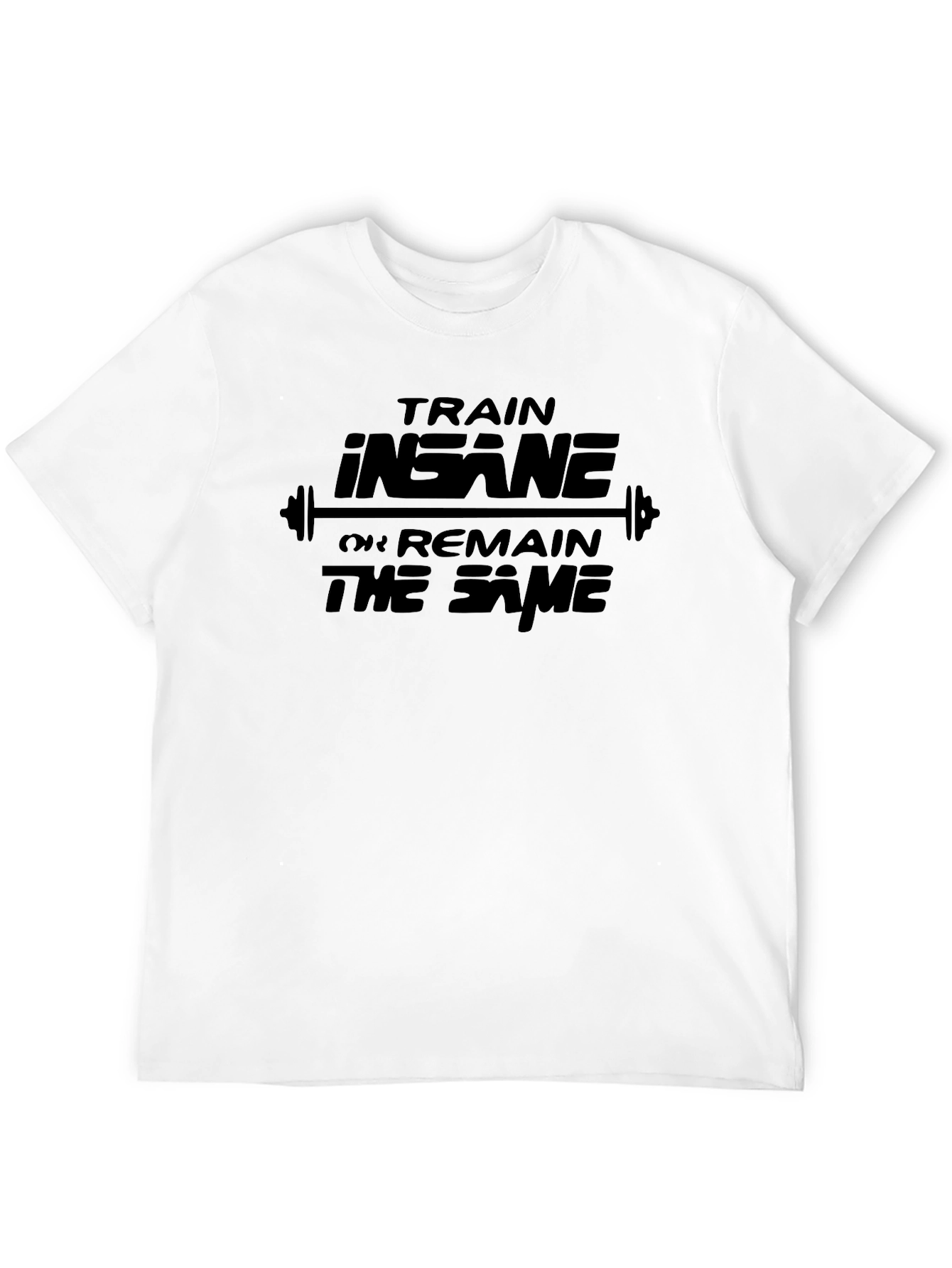 Train Insane Graphic Tee - Black Gym Shirt