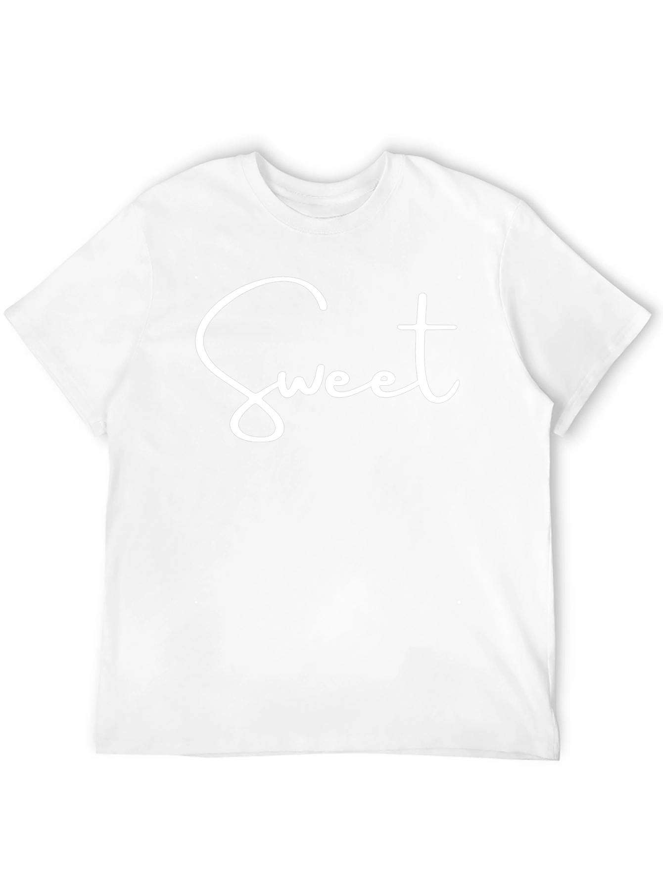 Sweet Graphic Tee - Casual Black T-Shirt