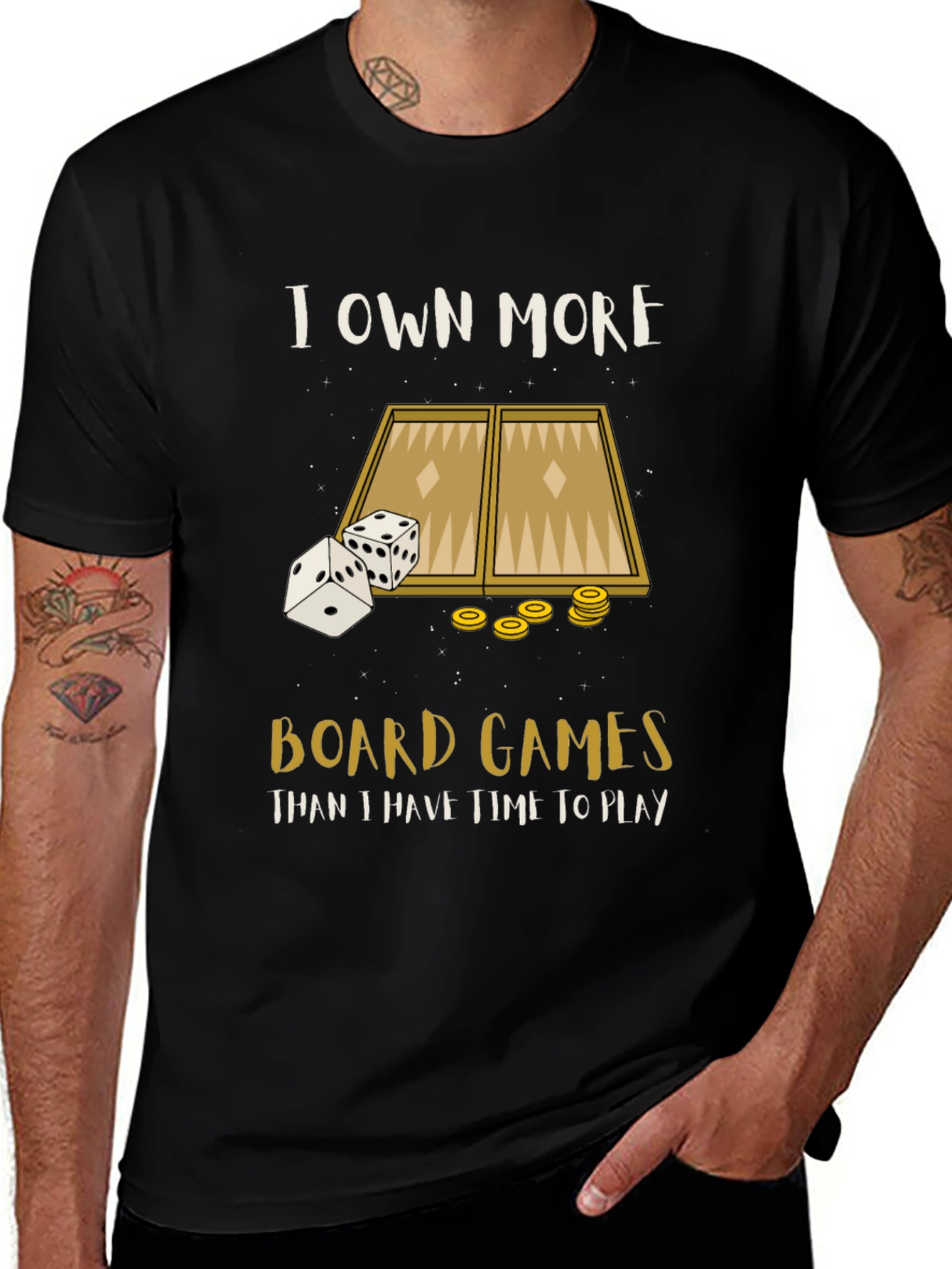 Board Game T-Shirt: I Own More Board Games