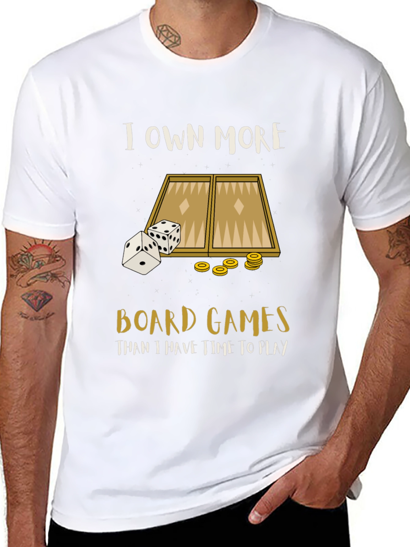 Board Game T-Shirt: I Own More Board Games