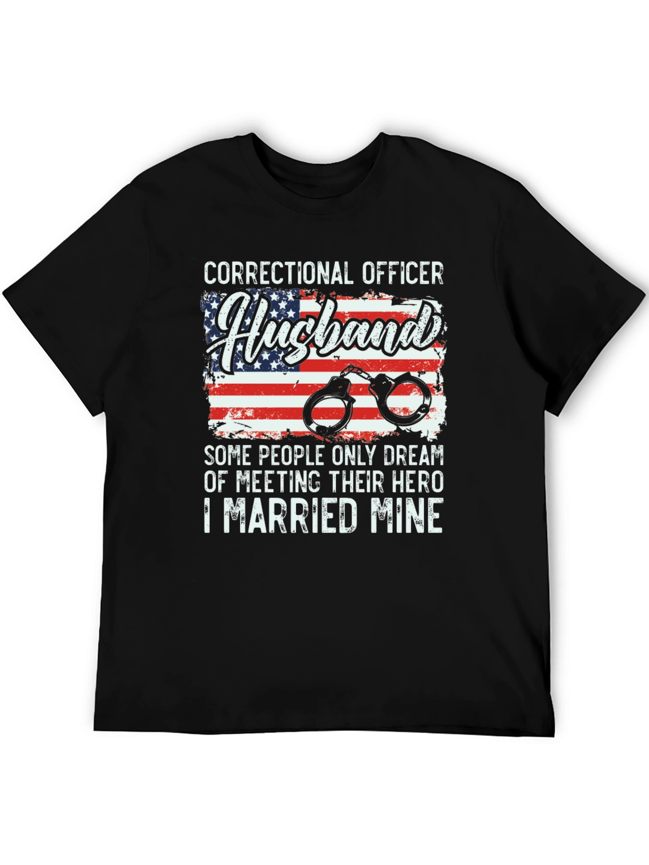 Correctional Officer Husband T-Shirt Hero Gift