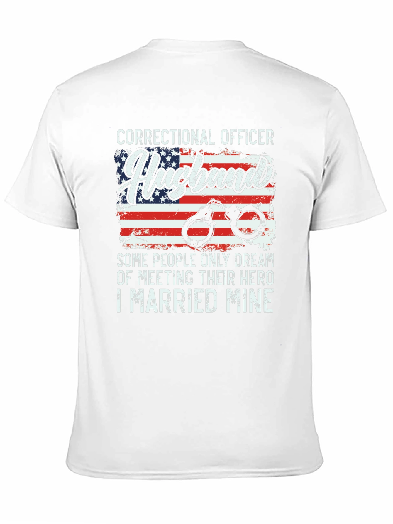 Correctional Officer Husband T-Shirt Hero Gift