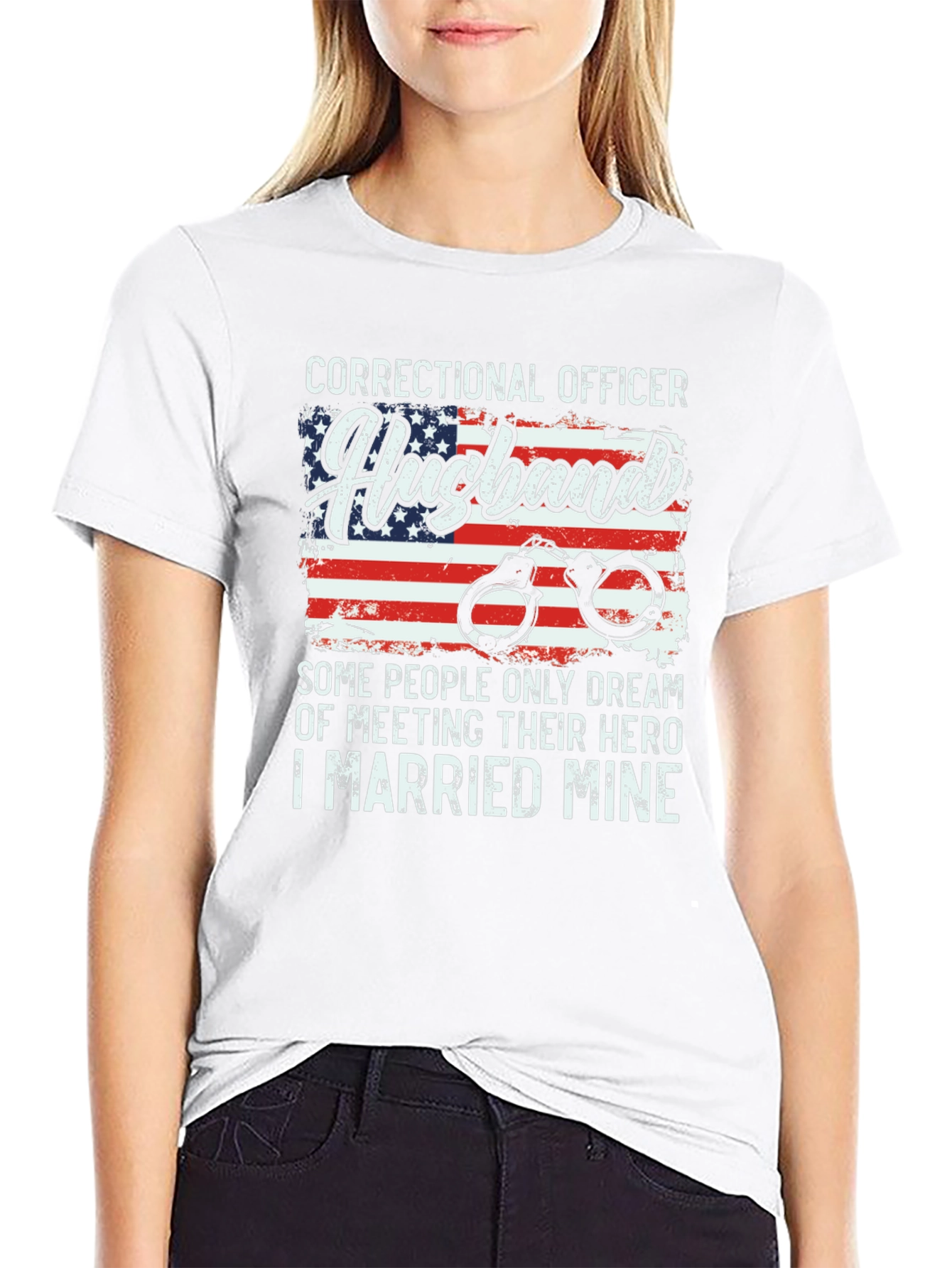 Correctional Officer Husband T-Shirt Hero Gift